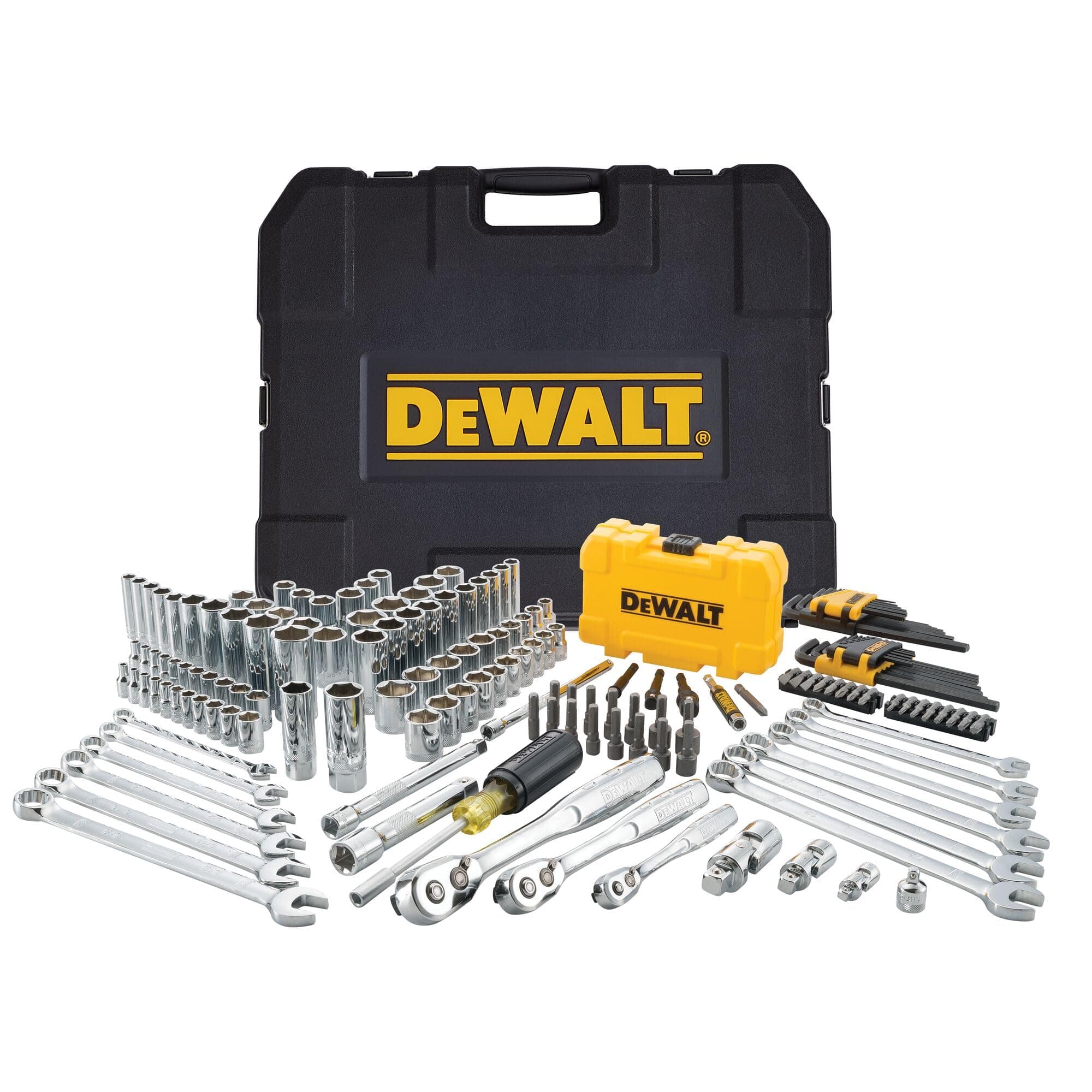 DWMT73803 Mechanics Tools Kit and Socket Set, 168-Piece