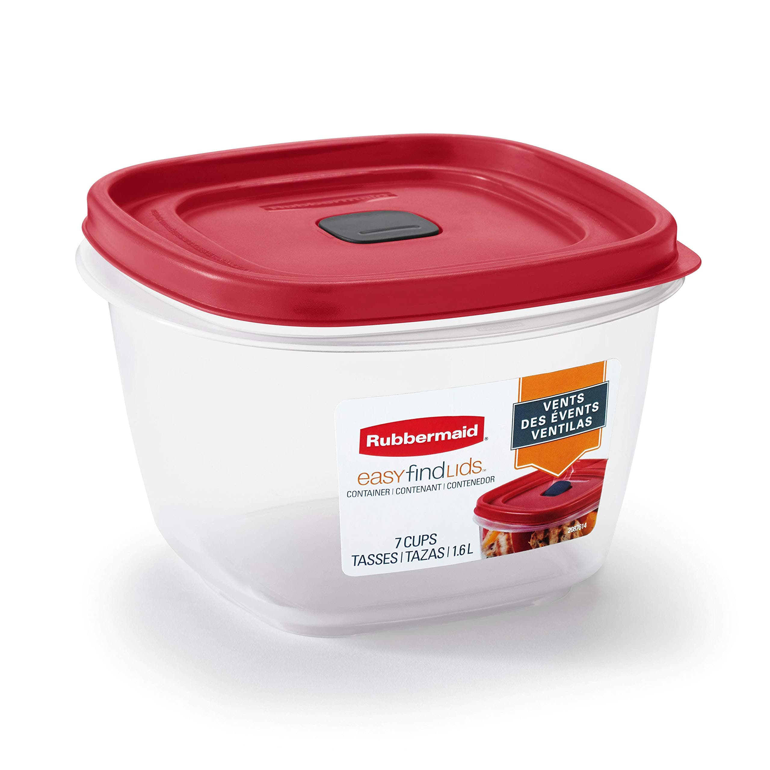 Rubbermaid 2030330 Easy Find Lid 1.6L Storage Container, BPA Free