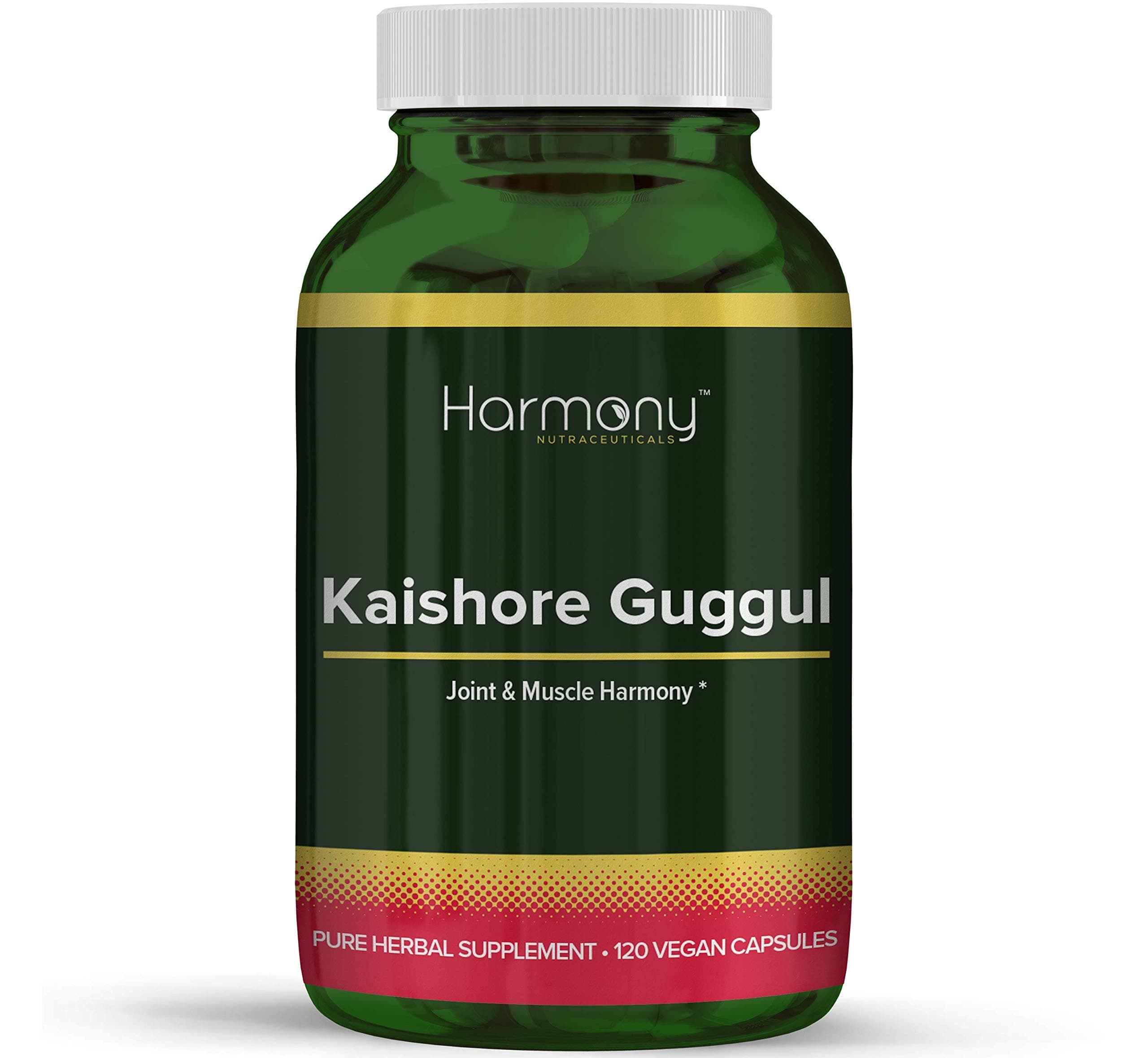 Kaishore Guggul, Harmony Nutraceuticals, Traditional Ayurveda 120 Vegetarian Capsules