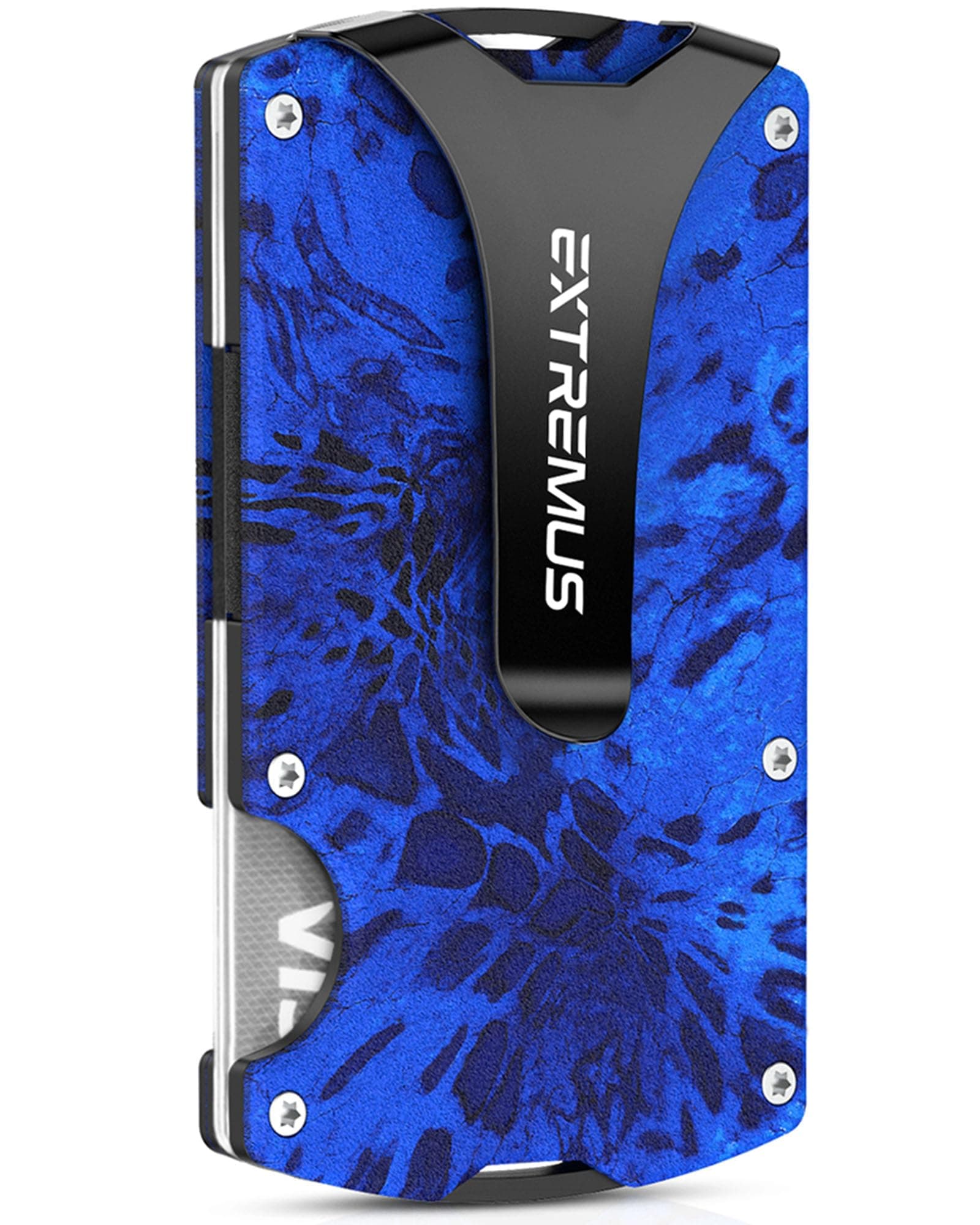 Extremus Mens Wallet, Slim Tactical Wallet with Money Clip and Credit Card Holder, Minimalist Front Pocket Wallet for Men, Rfid Blocking Wallet