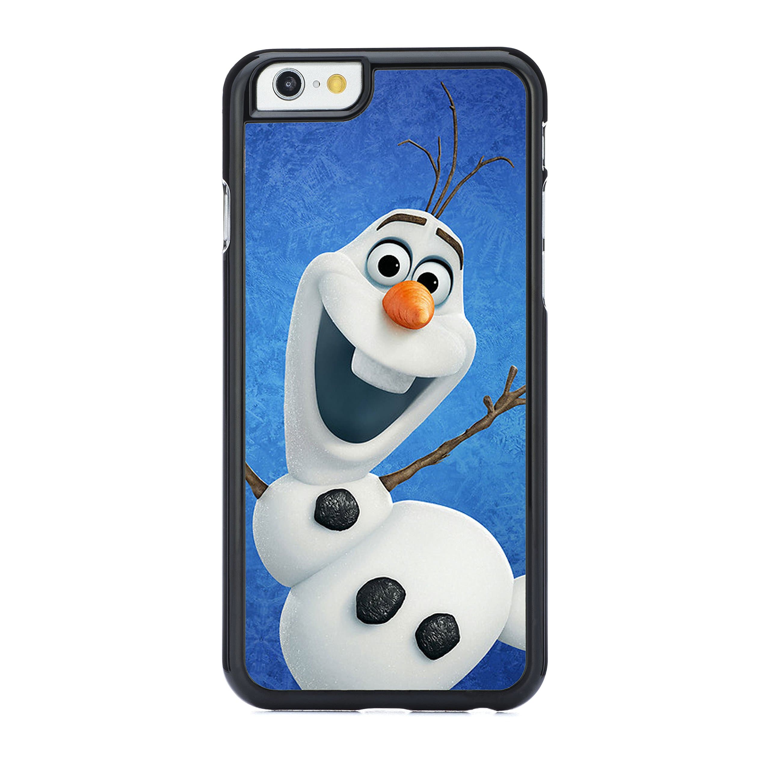iPhone 6 Black Case - Frozen Olaf