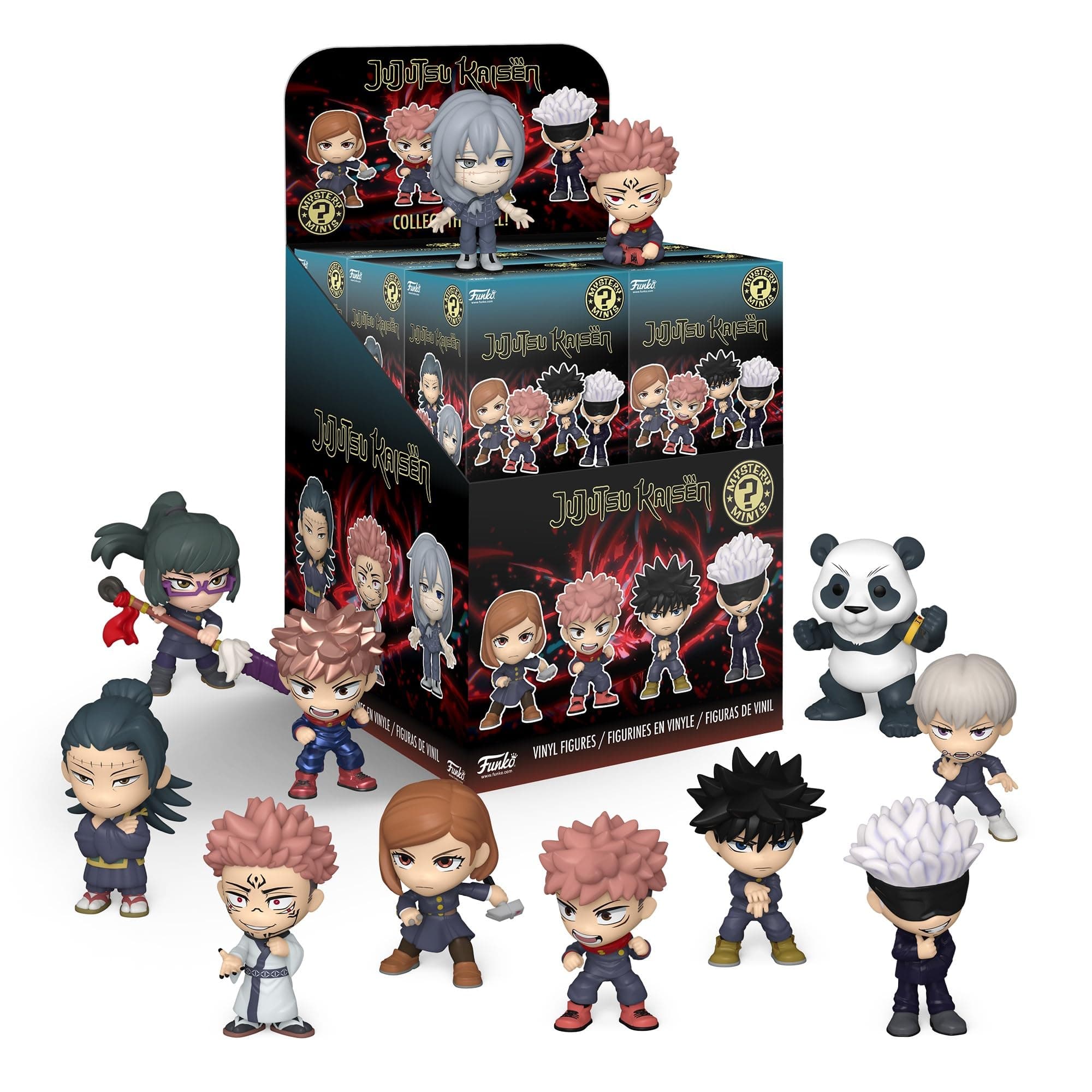 Funko Mystery Mini - Jujutsu Kaisen - 1 of 12 to Collect - Styles Vary - Collectable Vinyl Figure - Gift Idea - Official Merchandise - for Kids & Adults - Anime Fans - Mini Figure for Collectors