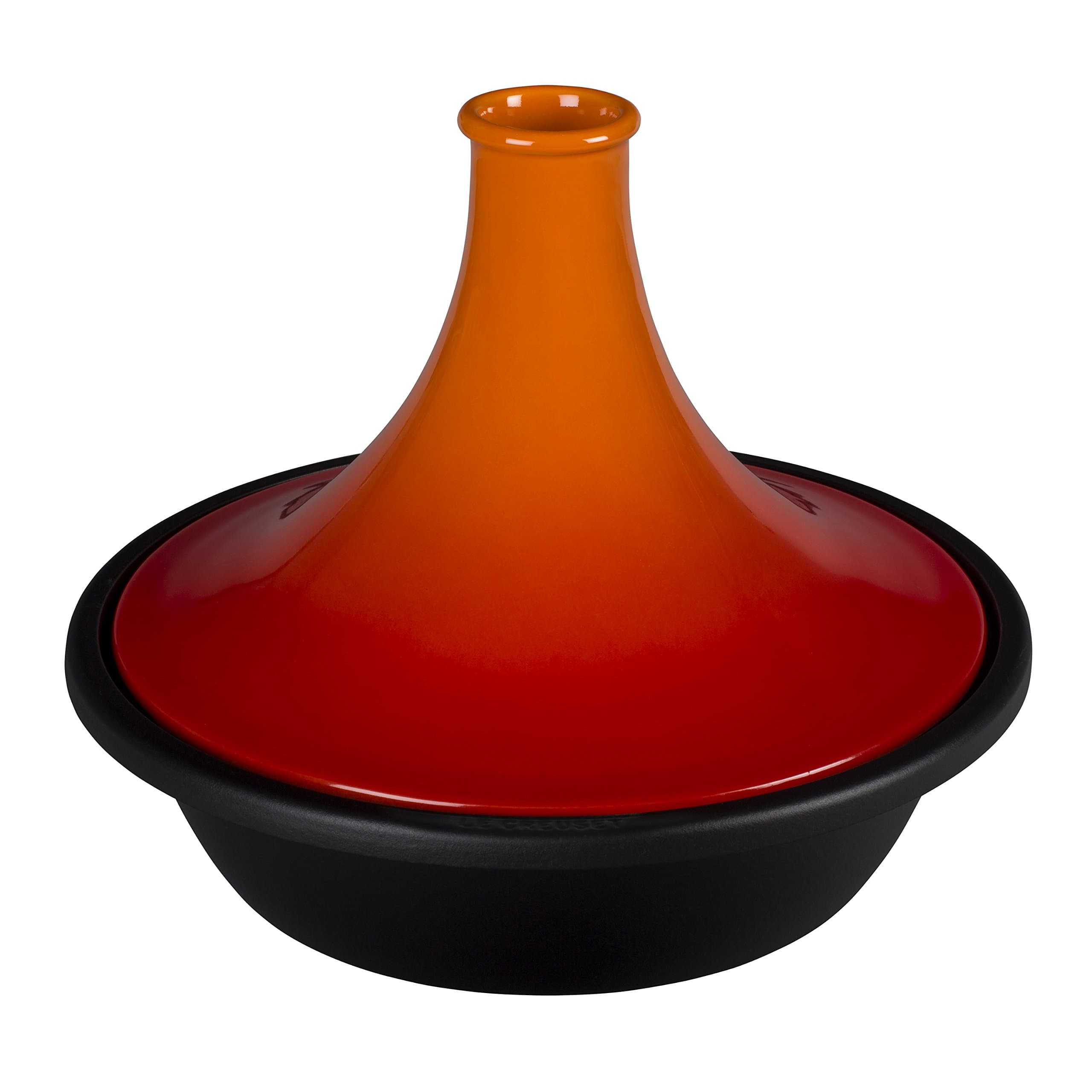 of America Enameled Cast Iron Moroccan Tagine, 4 3/4-Quart, Flame