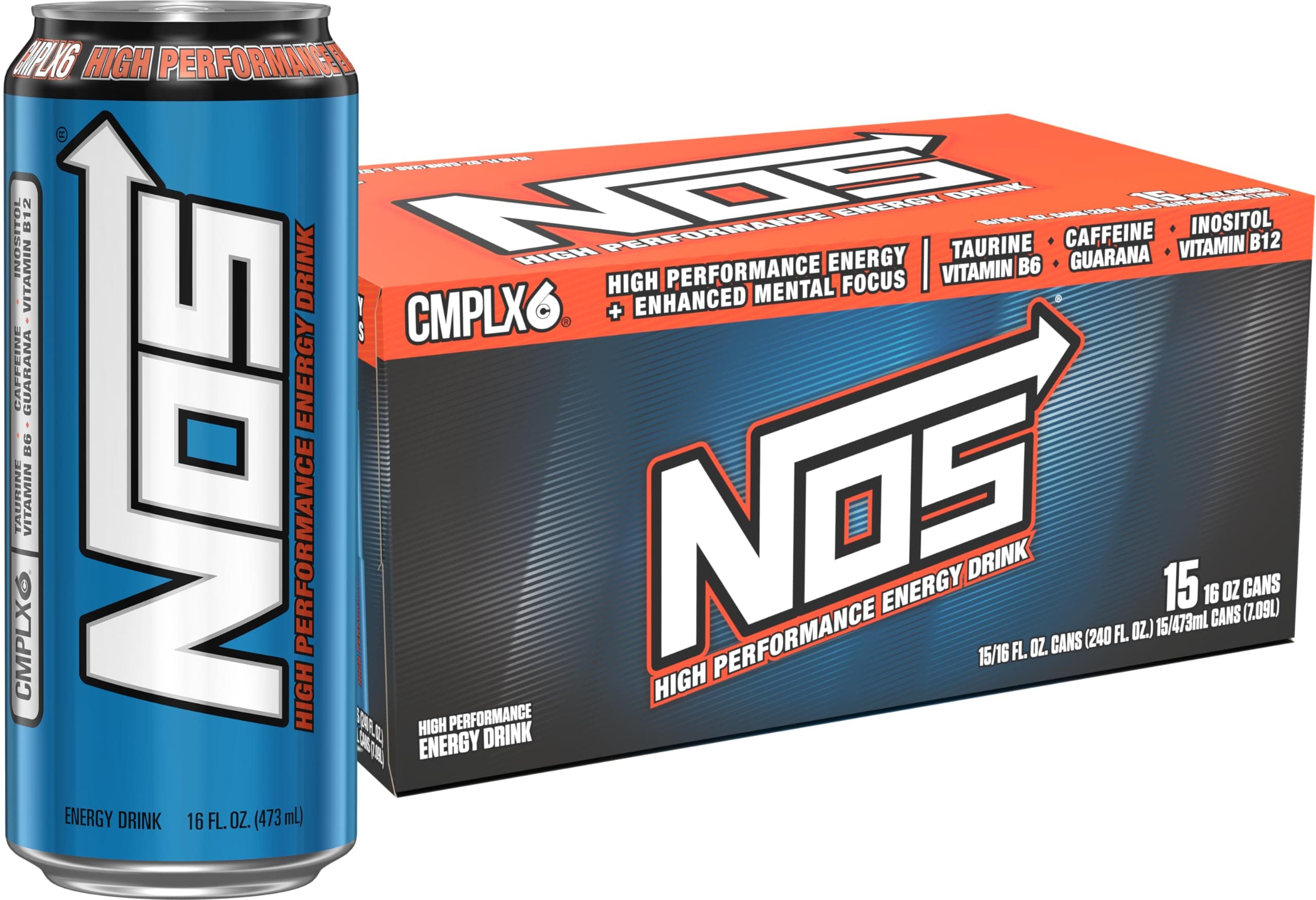Original: High Performance Energy Drink. 16 Fl oz | Pack of 15
