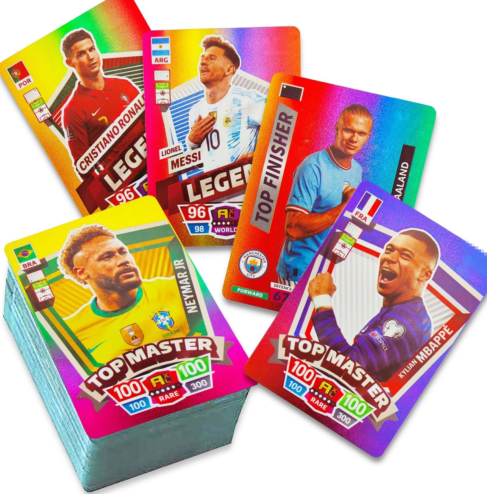 2022/23 World Cup Soccer Star Card, Trading Card, Colorful Gold Foils, Children's Gift,Non-Repeat,Not Original