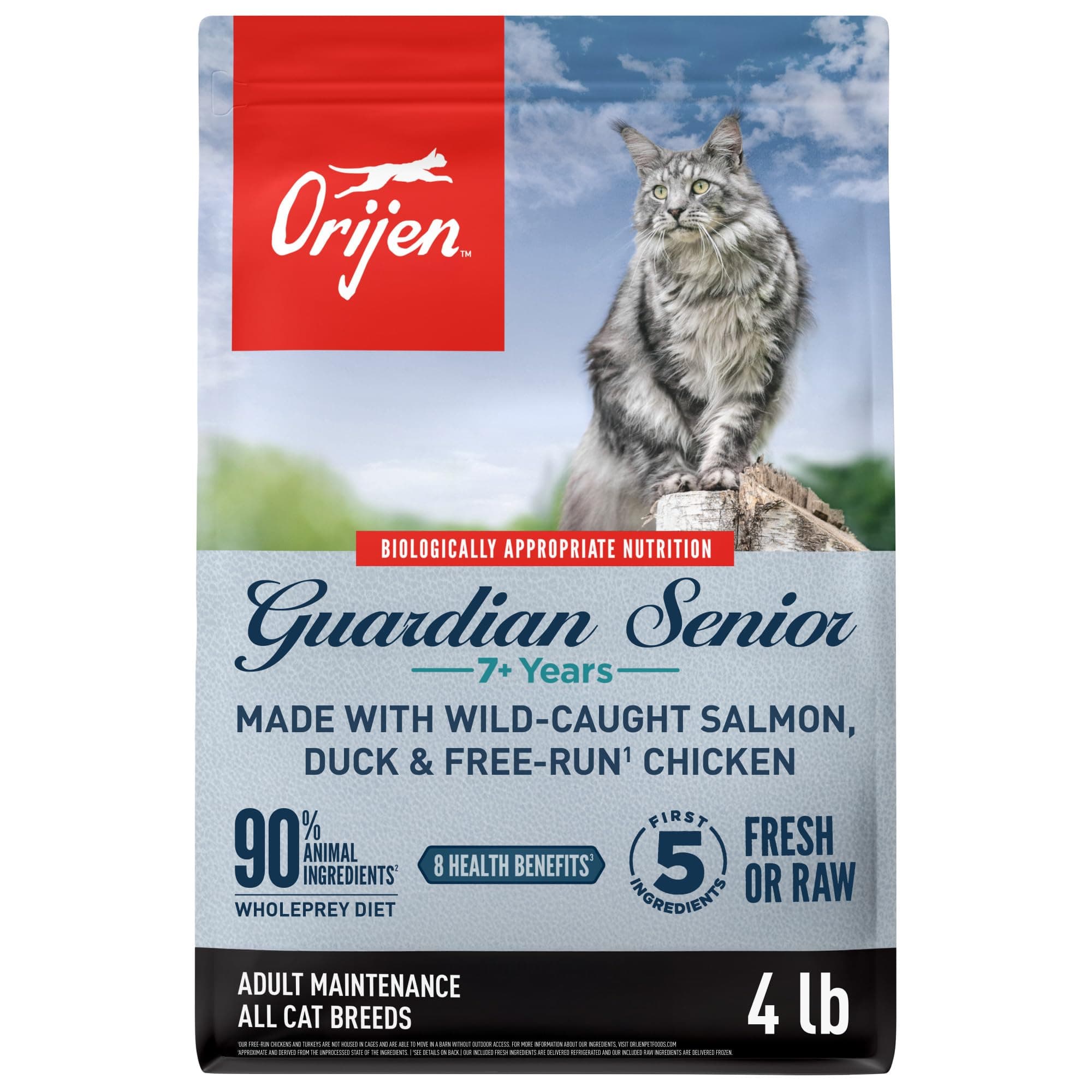 Guardian Senior Grain Free High Protein Premium Dry Cat Food 4lb Bag