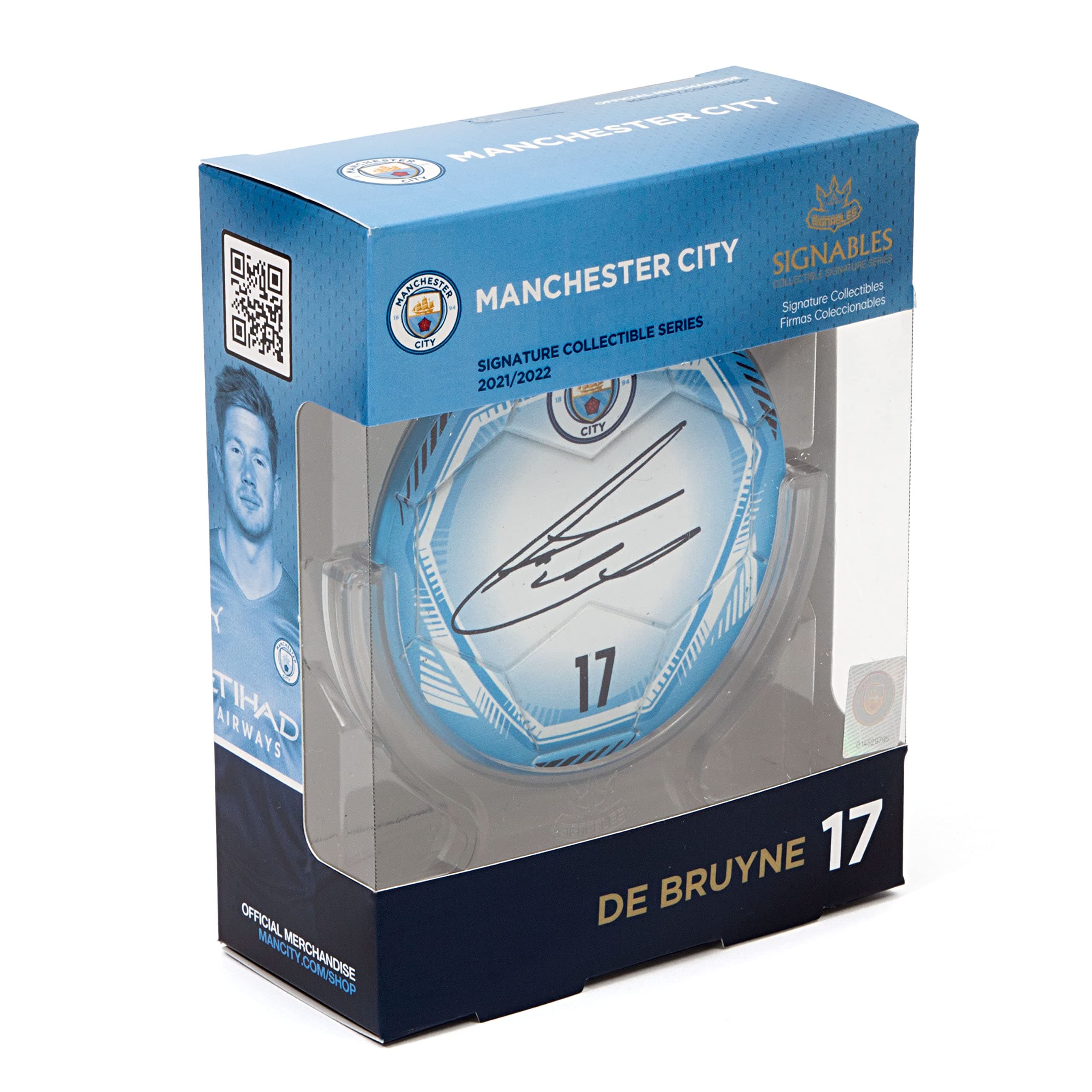 Signables Premium - Manchester City Kevin de Bruyne - Digitally Autographed Sports Memorabilia - Small Signed Sports Collectible Figurines - Unique Football Figures