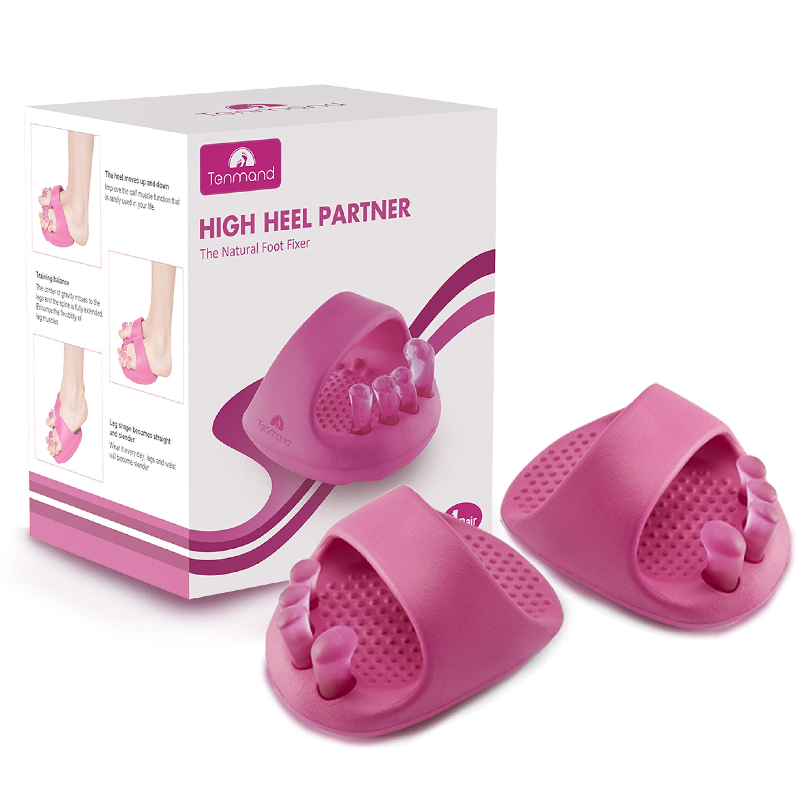 Gel Toe Separator & Toe Stretcher for Bunions Relief Slimming Shaping Fighting Hallux Valgus, Hammer Toes, Tailor Toes and Relive the Foot Pain for Women