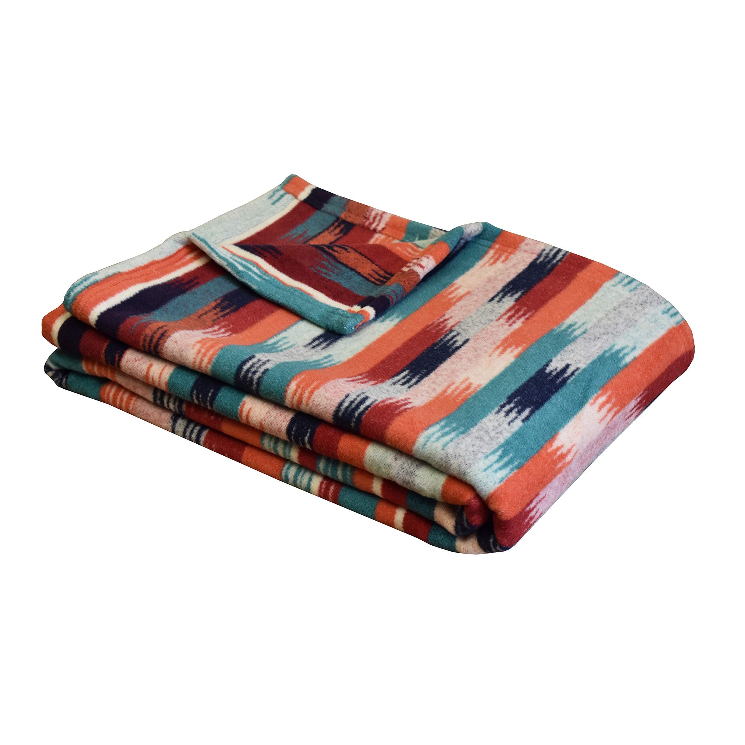 IBENA Deluxe Aztec Oversized Throw, Cotton/Wool