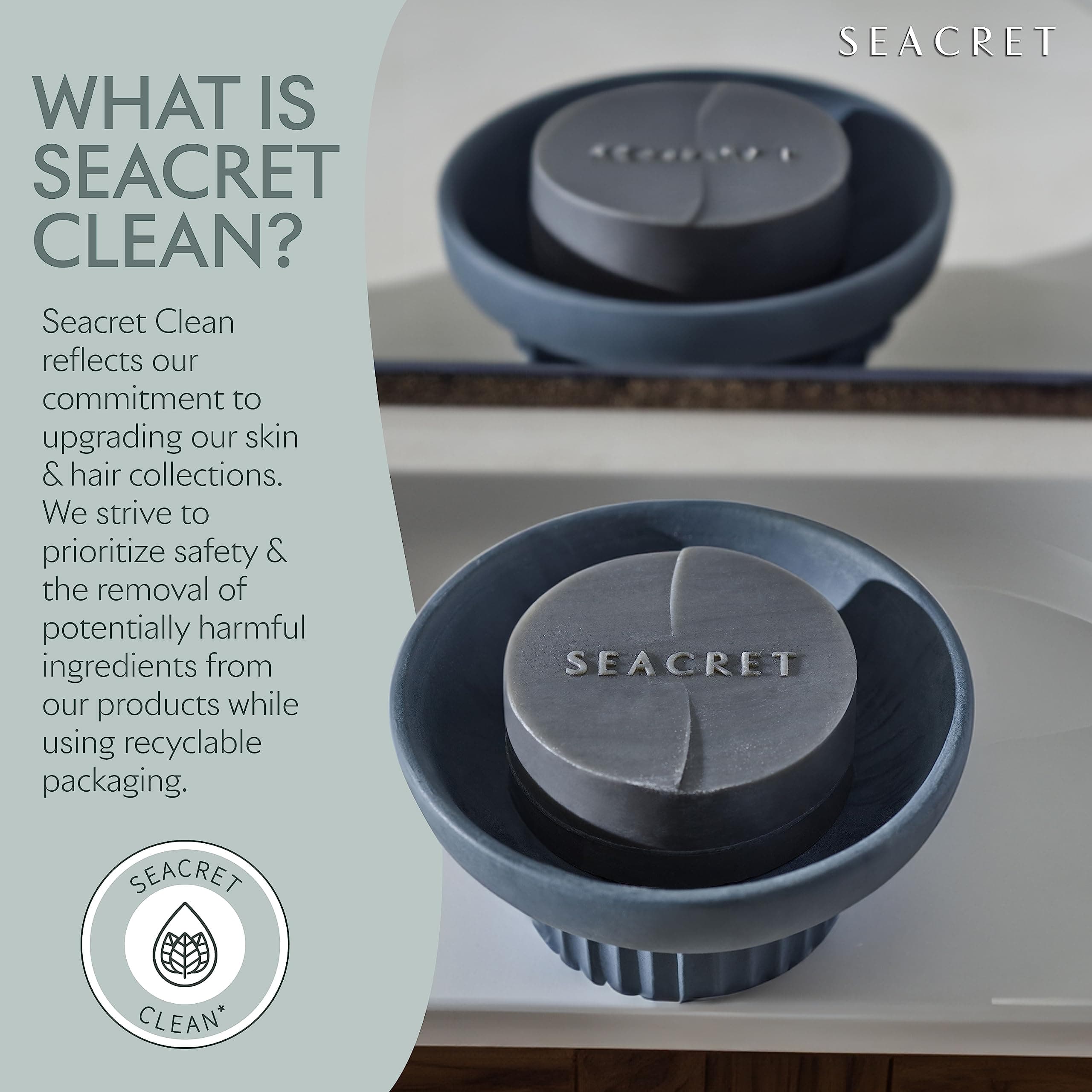 Dead Sea Minerals Mud Soap 100% Natural and Authentic, 1 Bar. 4.4 oz