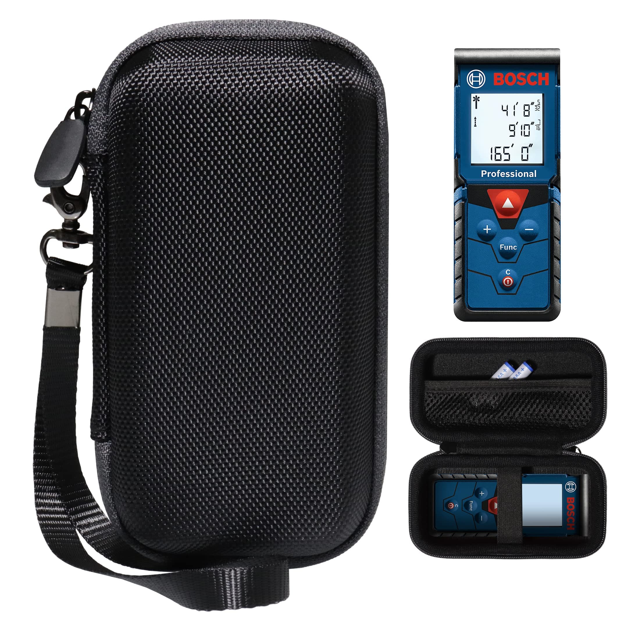 Alltravel Laser Distance Measure Organizing Case for BOSCH Blaze Pro GLM165-40 165FT, GLM Blaze 65FT laser distance measure