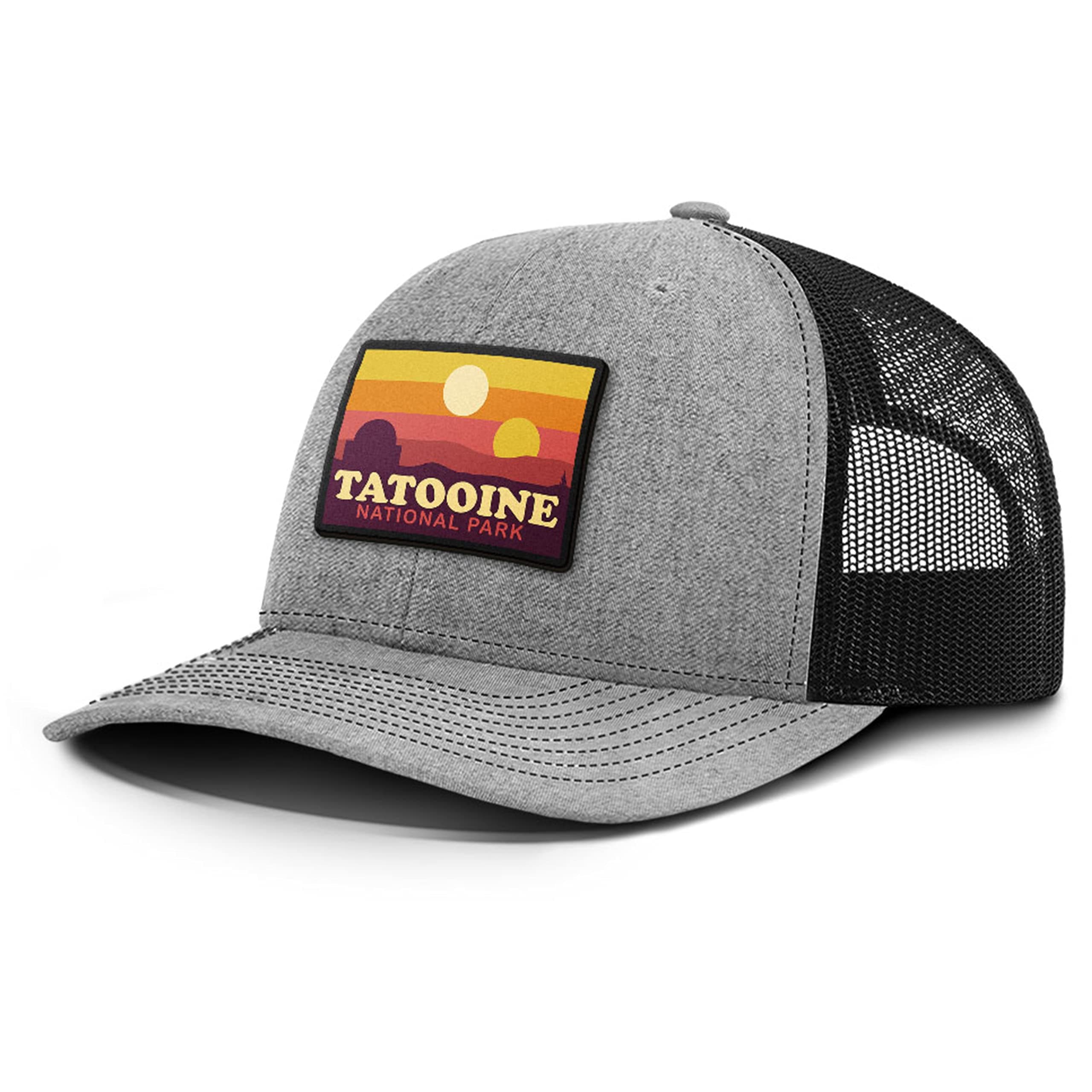 Tatooine National Park Patch Back Mesh Hat Casual Wear - Baseball Cap for Mens & Womens Mesh Adjustable Snapback Strap