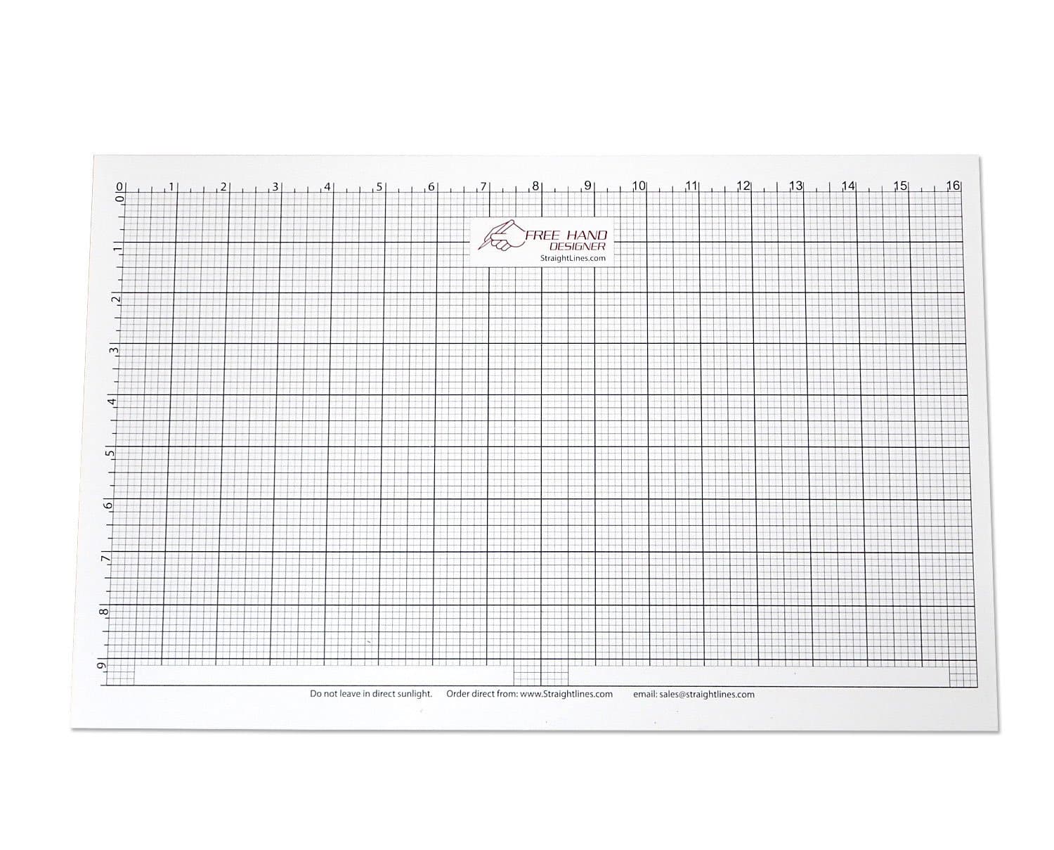Ledger Size, 11” x 17” 'Freehand Designer' Sheet. Draw Perfect Straight Lines Templates. Grid Type Sheets for Scale Drawings