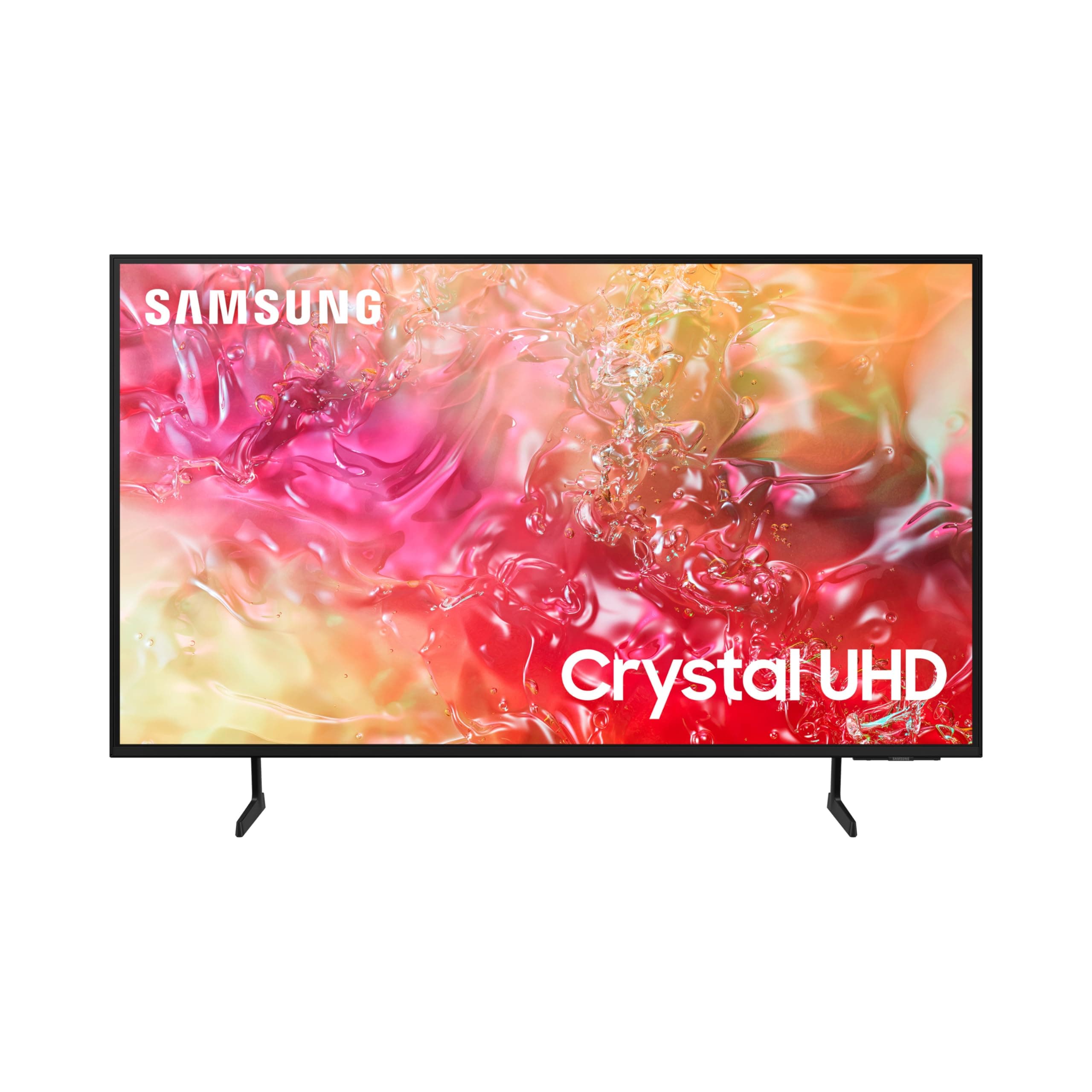 Samsung 65 Inch TV Crystal UHD 4K, DU7000, PurColor, 4K Upscaling, Samsung Tizen OS, Q-Symphony, Black, UA65DU7000 - 2024 Model - 1 Year Warranty (International Version)