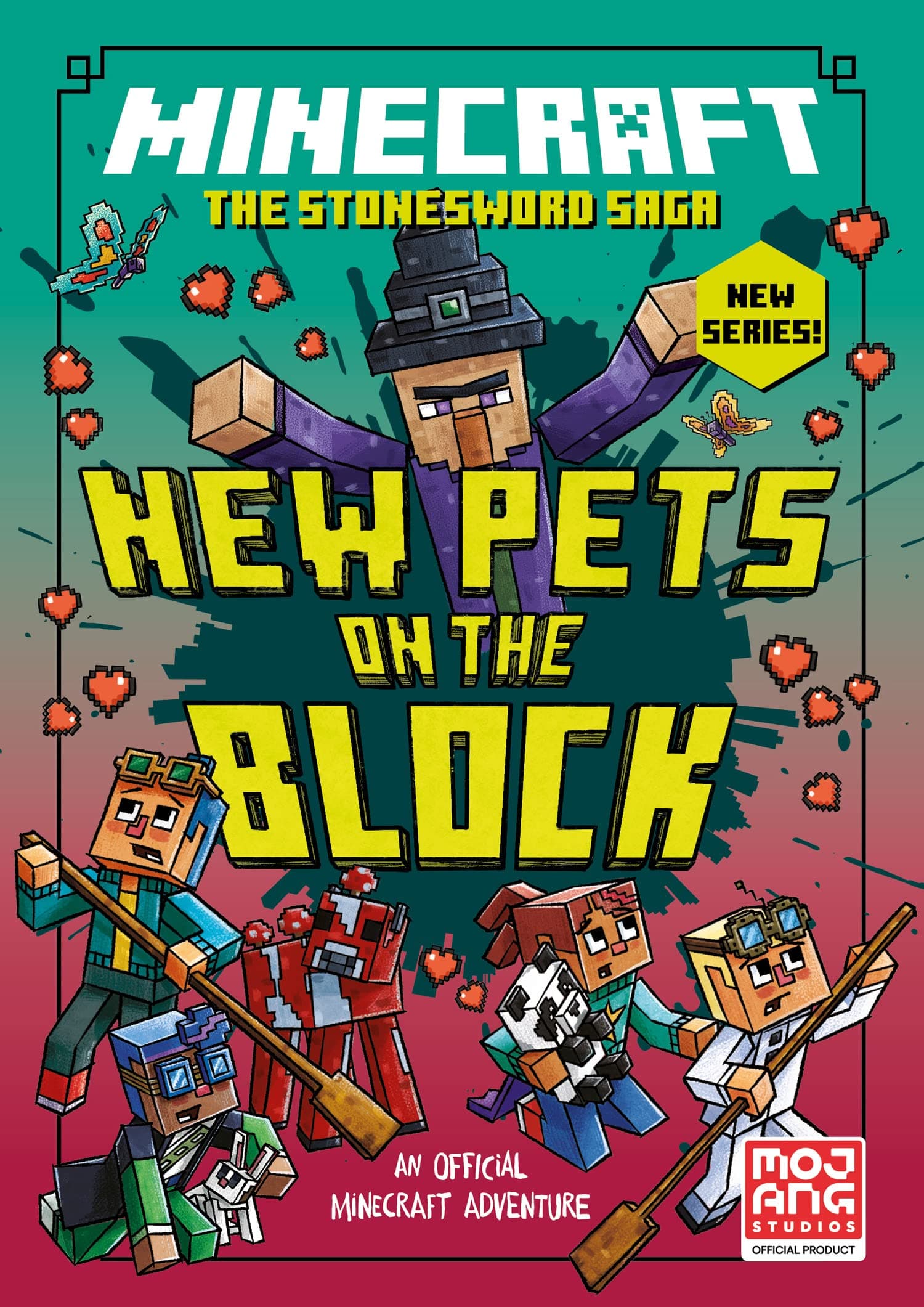 MINECRAFT: NEW PETS ON THE BLOCK (Stonesword Saga #3): Book 3 in the best-selling Minecraft Stonesword Saga series, new for 2022 – perfect for getting kids into reading fiction
