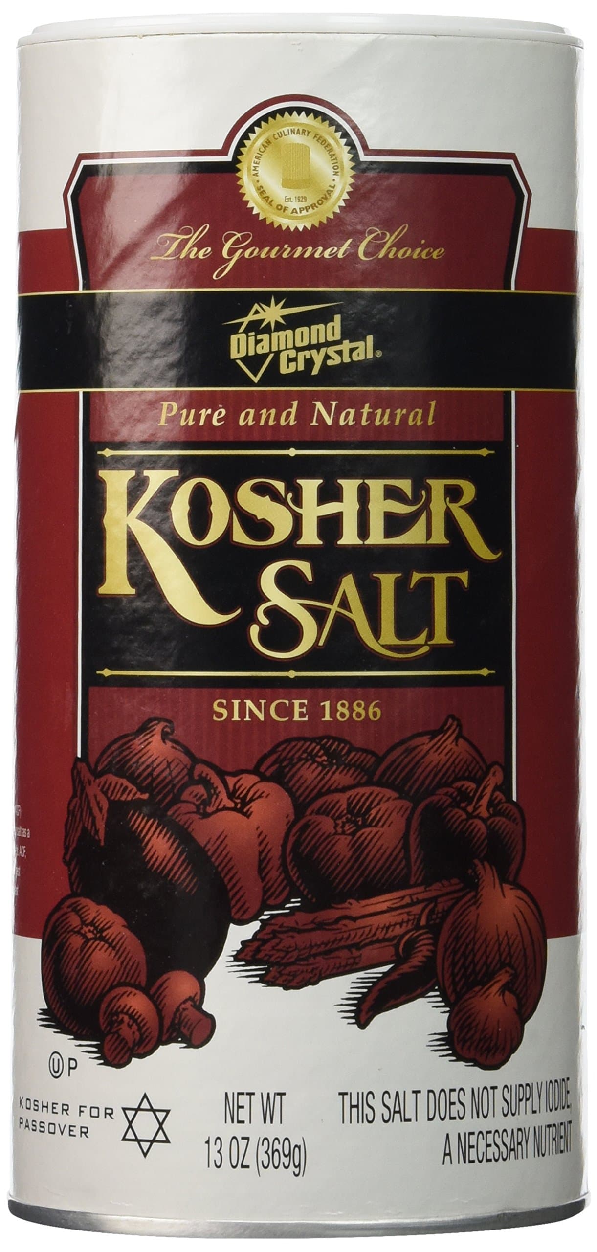 Diamond Crystal Kosher Salt-13 oz (Pack of 2)