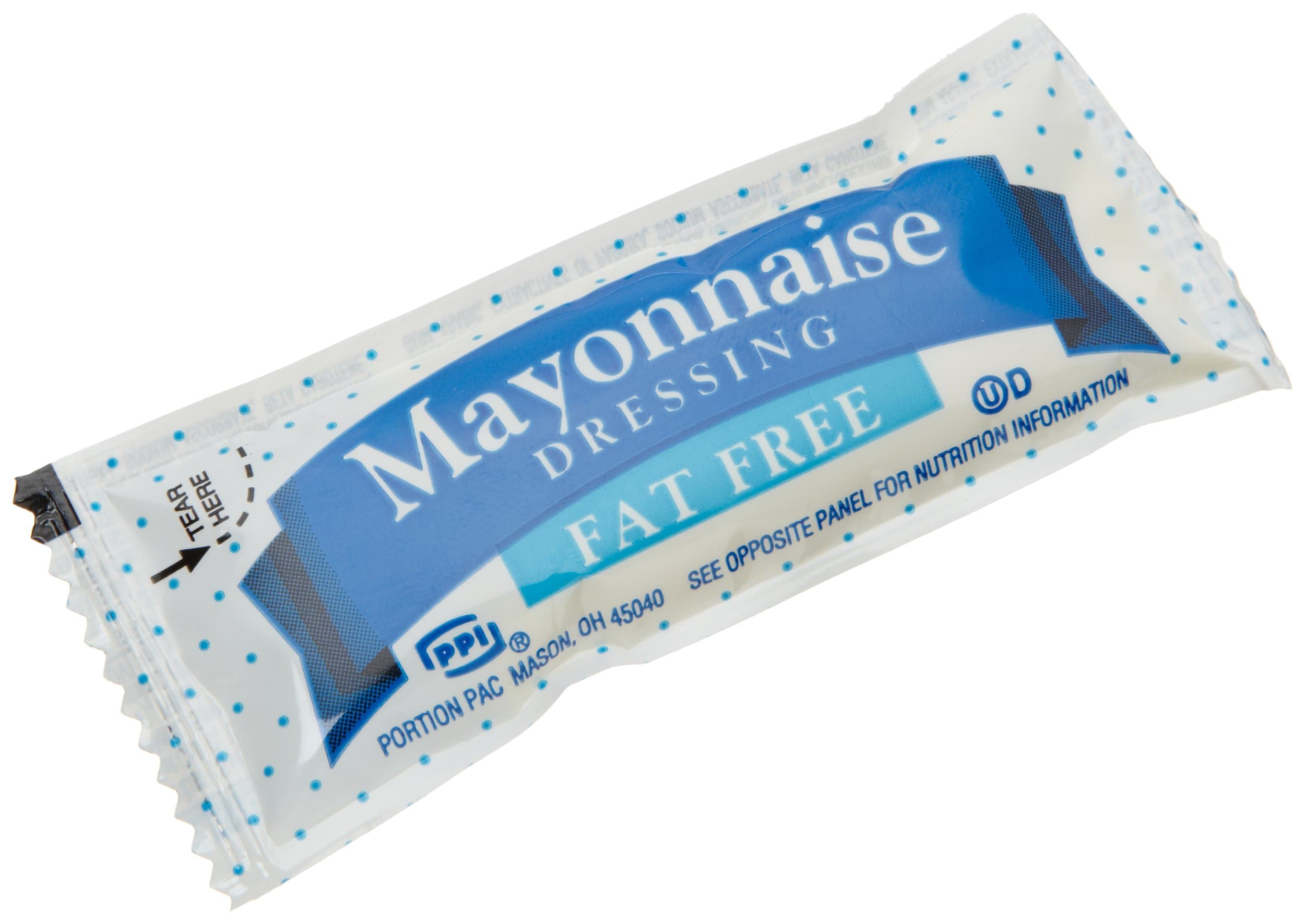 Portion Pack Fat Free Mayonnaise, 0.42-Ounce Single Serve Packages (Pack of 200)