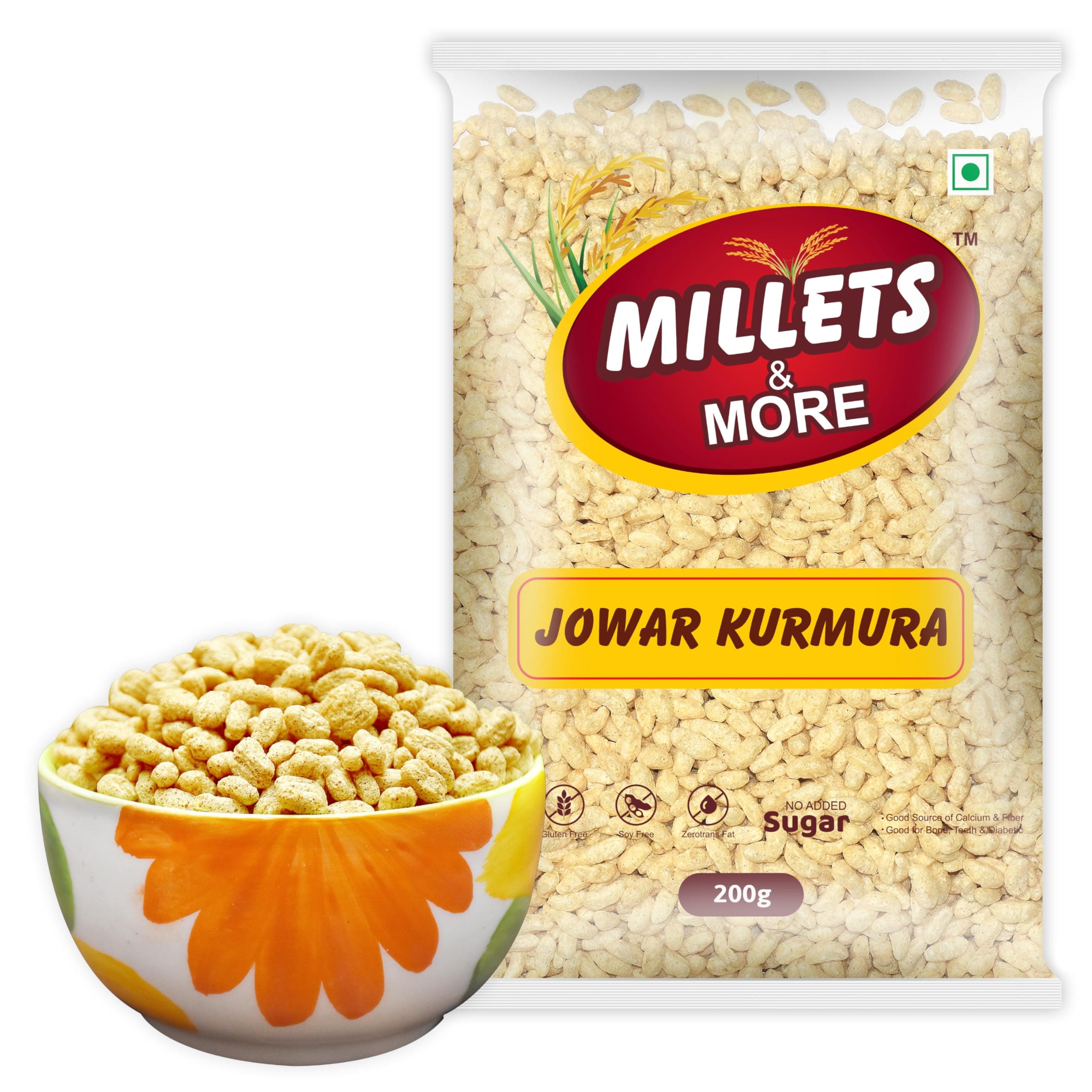 MILLETS & MORE JOWAR KURMURA 200GM