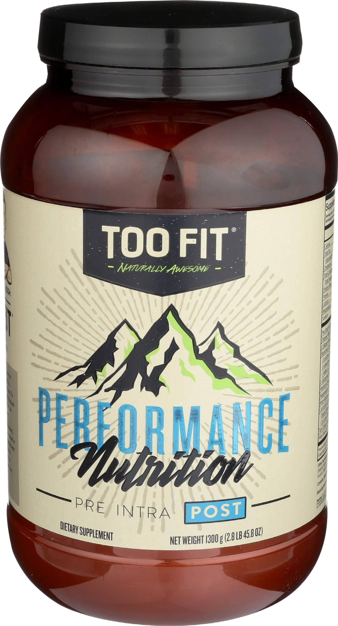 Too Fit - All-in-One Post Workout Recovery Powder with Clean Carbs, Organic Whey, and Collagen Protein - Vanilla Cinnamon, 20 Servings