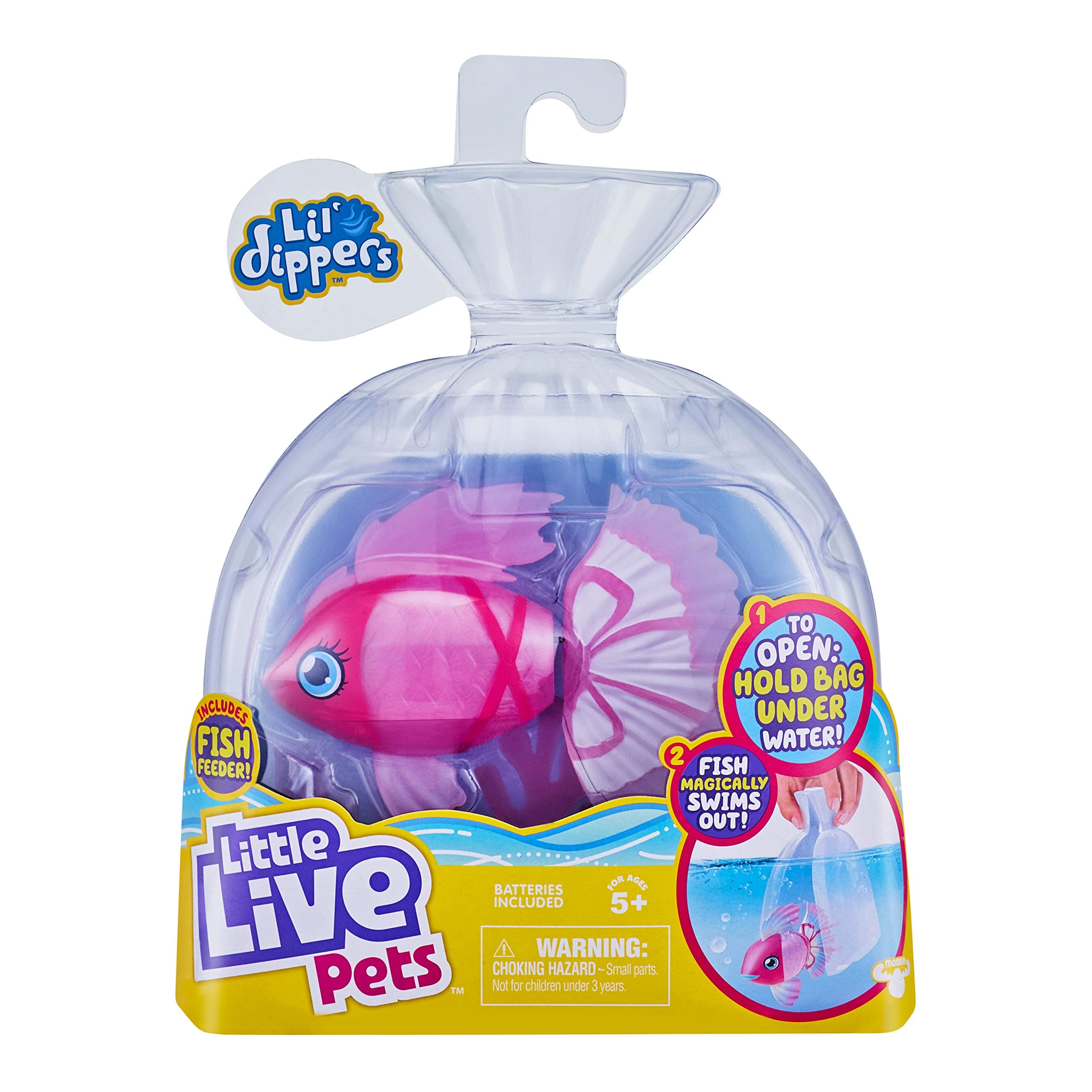 Lil' Dippers Single Pack, Lil' Dippers with Wow-Effect when Unpacking in Water and Interactive Feeding