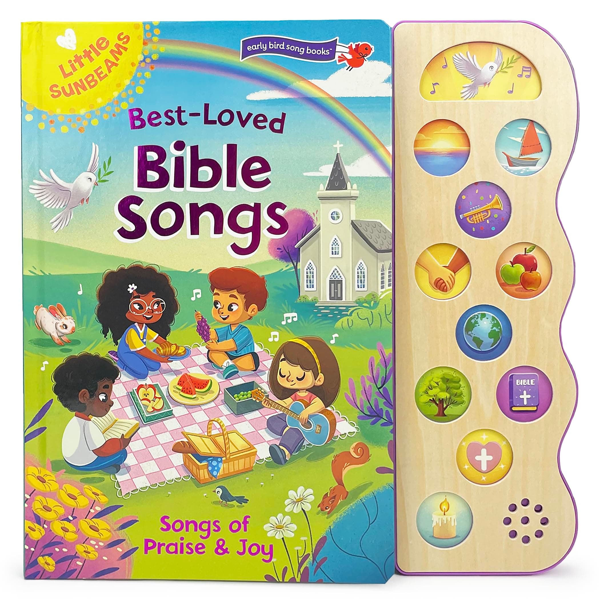 Best-Loved Bible Songs (Little Sunbeams: Early Bird Song Books) Board book – Touch & Feel, December 7, 2021