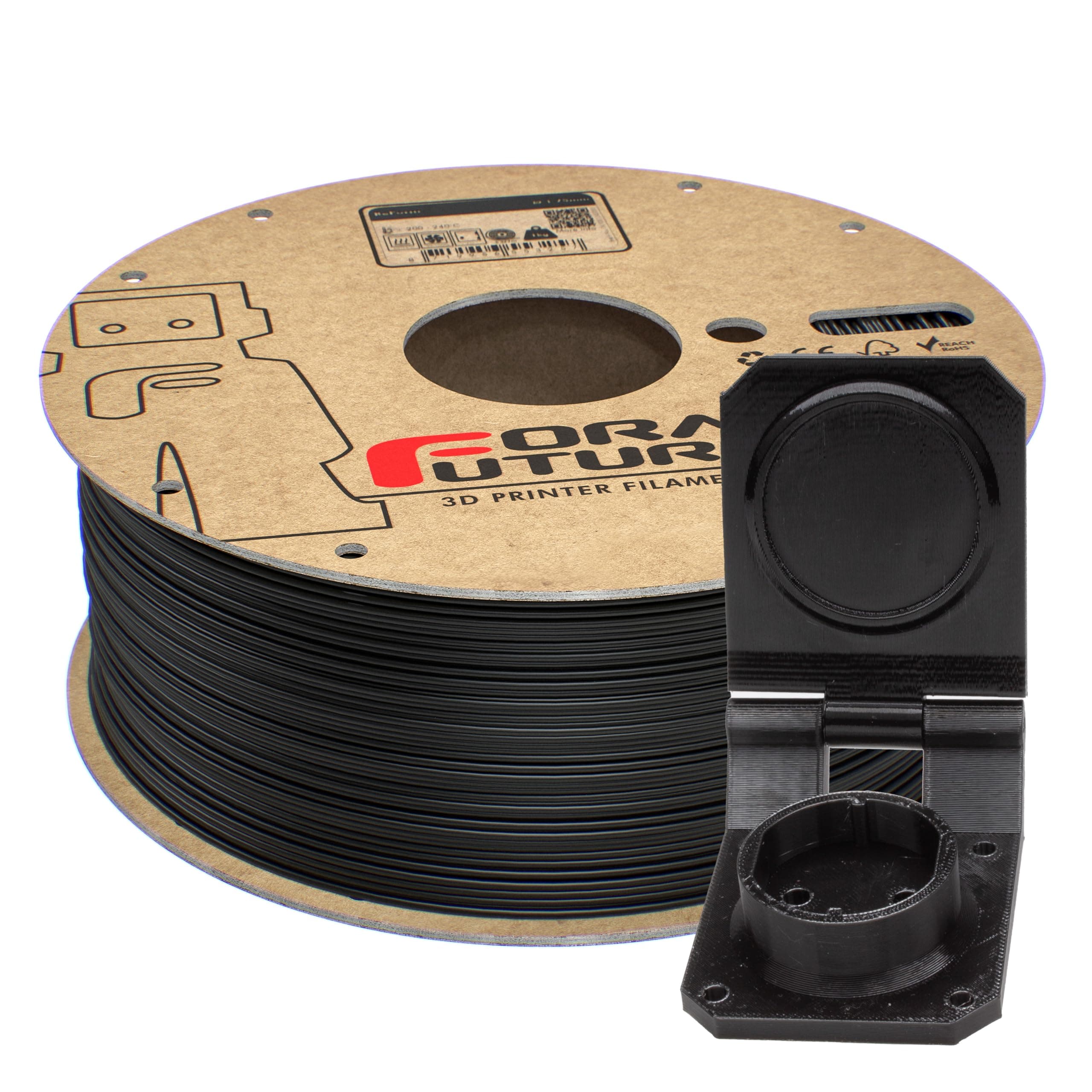 Formfutura 1.75mm ReForm - rTitan - 3D Printer Filament-Black
