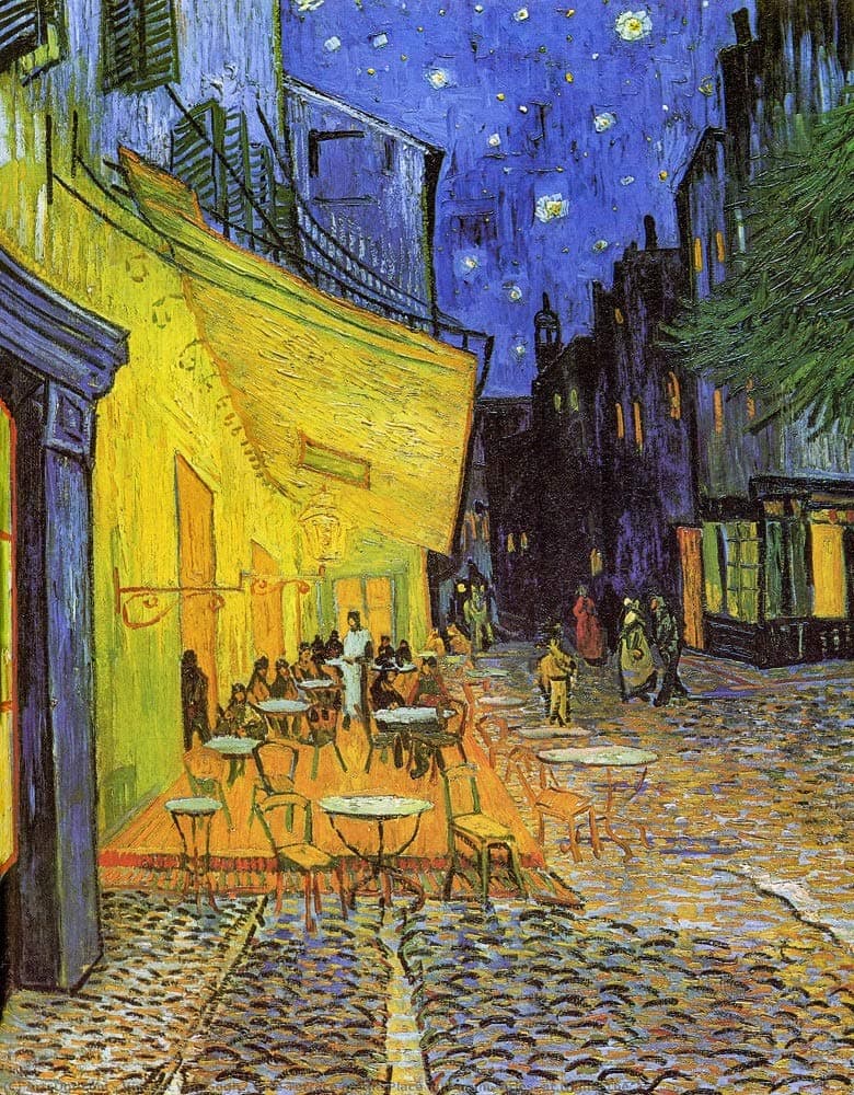 DDTOP Puzzles for Adults 1000 Piece, Difficult Famous Painting Cafe Terrace at Night Van Gogh Jigsaw Puzzles 1000 Pieces for Adults, Challenge Yourself with Unique Art Puzzle Games
