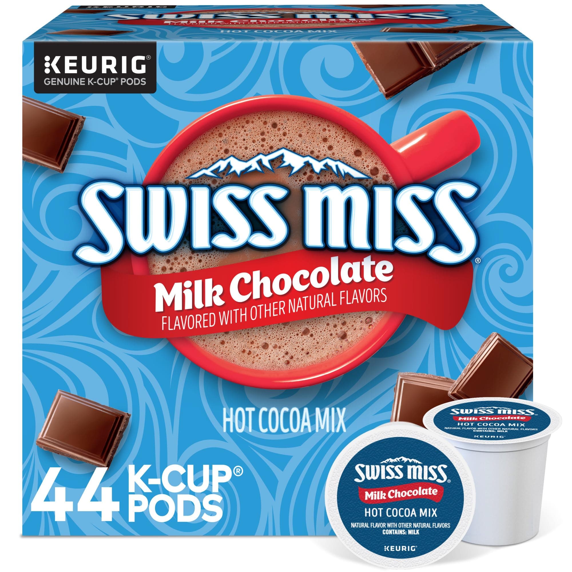 Milk Chocolate Hot Cocoa, Single-Serve Keurig K-Cup Pods, Hot Chocolate, 44 Count