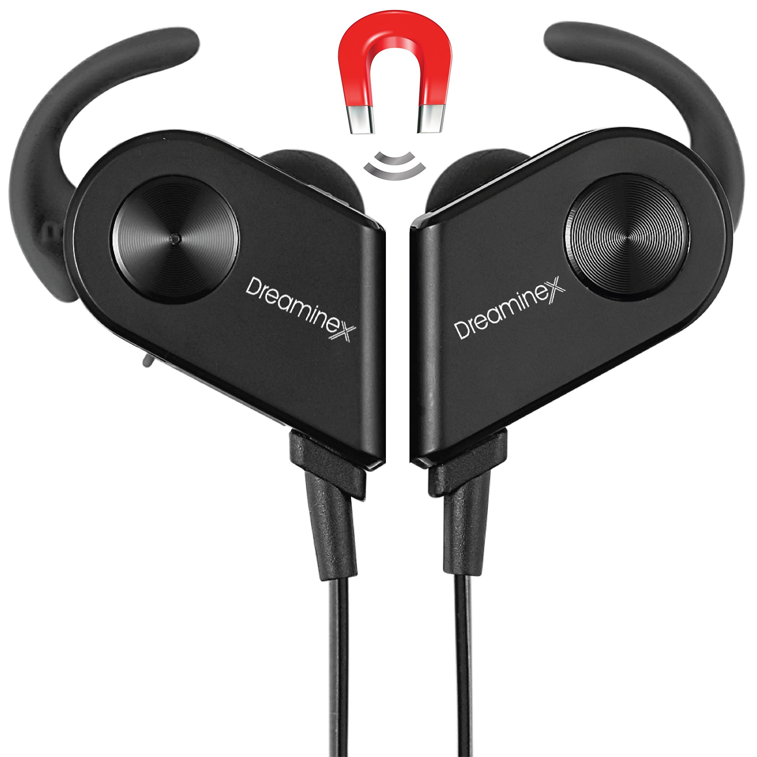 Dreaminex Noise Cancelling Wireless Bluetooth Headphones with Built in Microphone - Black