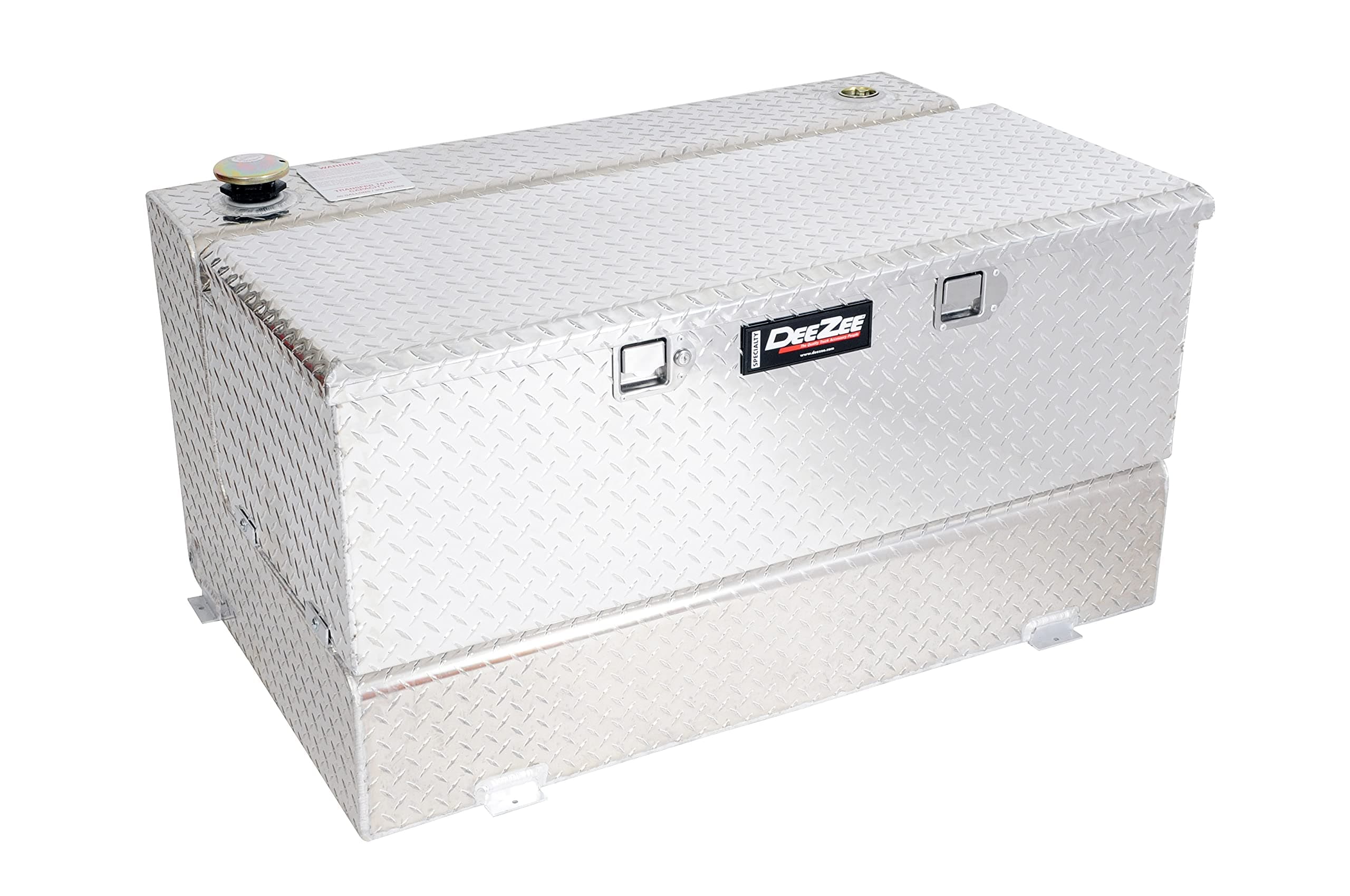 DEE ZEEDZ91741X (80 gallon) Auxiliary Diesel Combo Transfer Tank & Tool Box - Aluminum