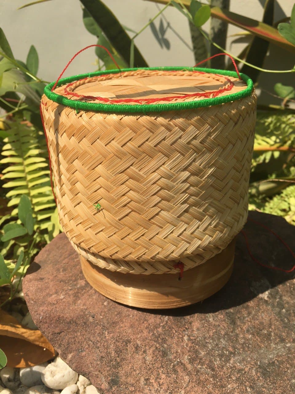 San Thailand Handmade Sticky Rice Single Serving Bamboo Small Box