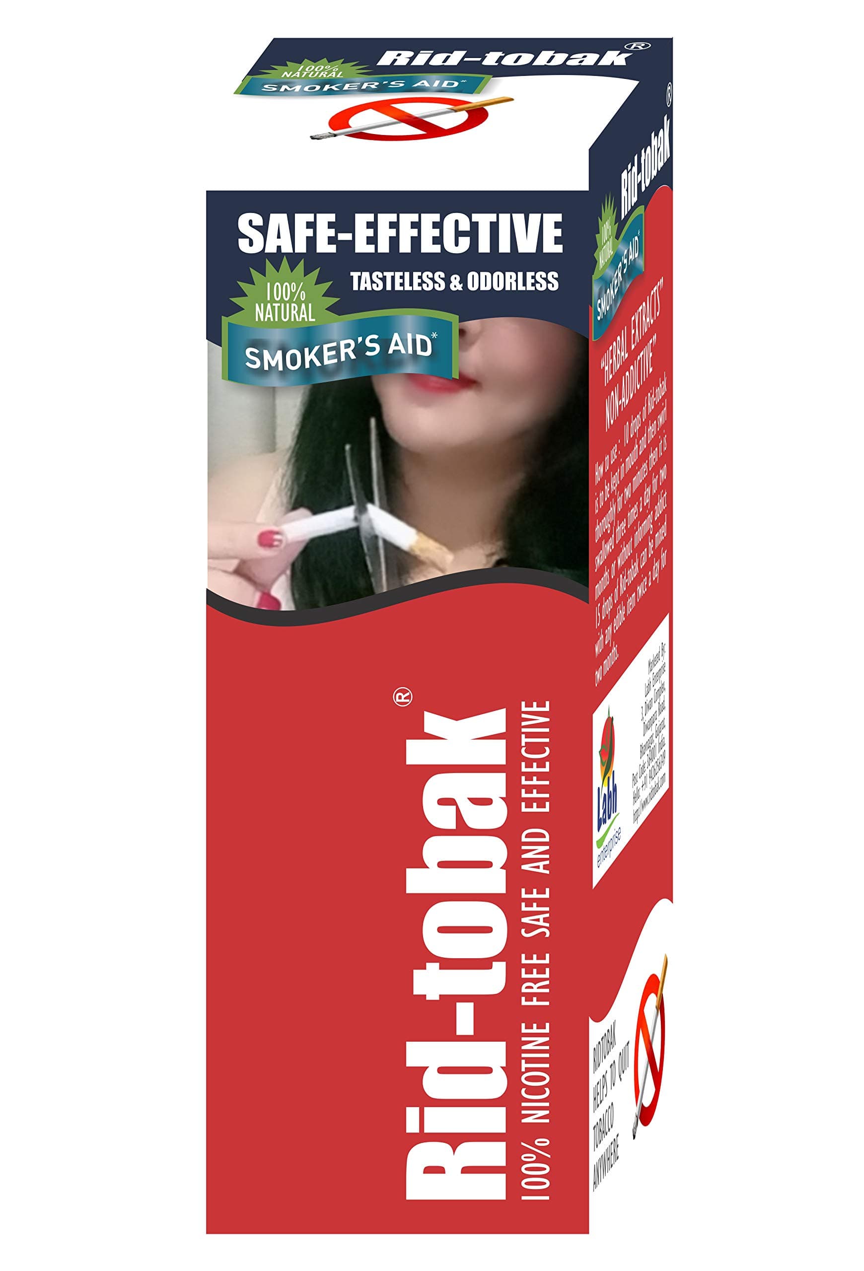 Liquid For Quit Stop Smoking and Tobacco Habit Ayurvedic liquid (30ml)