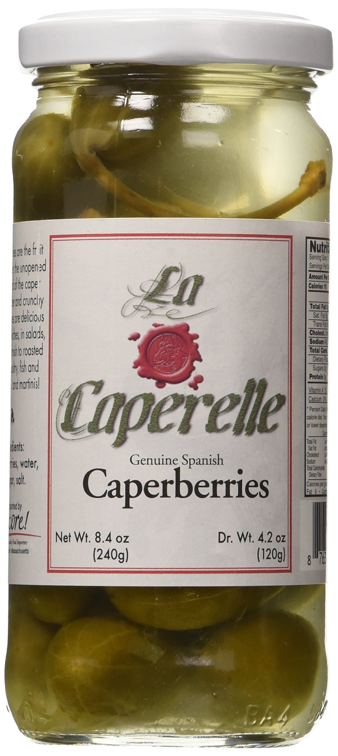 LA CAPERELLE Caperberries, 8.4 OZ