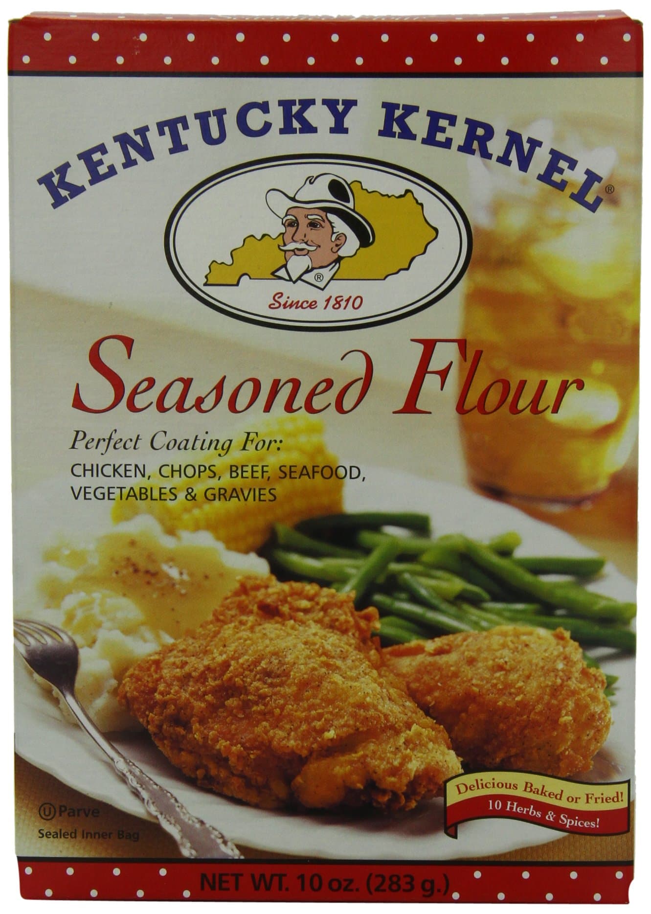 Kentucky Kernel Seasoned Flour, 10-Ounce (Pack of 12)