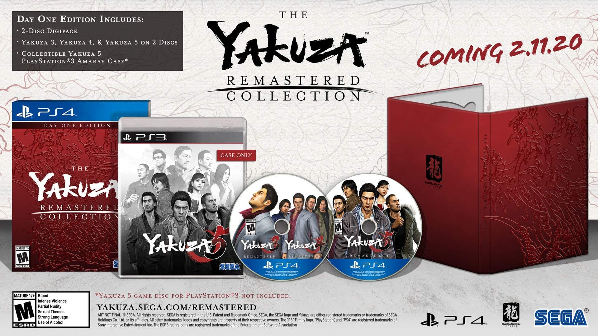 Yakuza Remastered Collection - Day 1 Edition - PlayStation 4