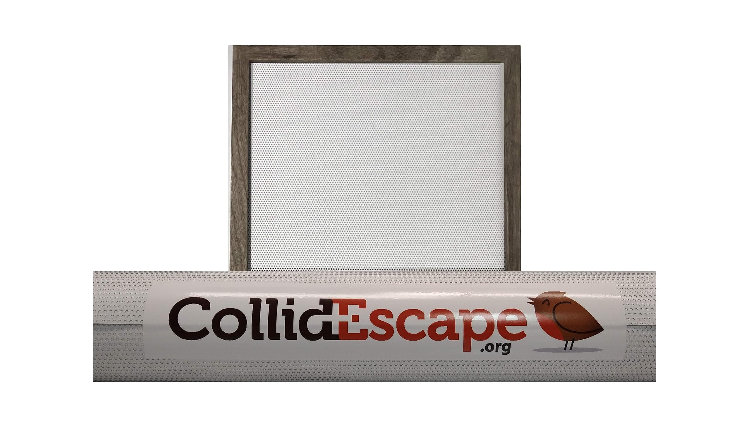 | White Bird Film for Windows (36" x 60" Sheet) | Use on Single Window or Cut for Multiple Windows & Doors | Window Decals to Prevent Bird Strike Prevention for Windows | WHITE