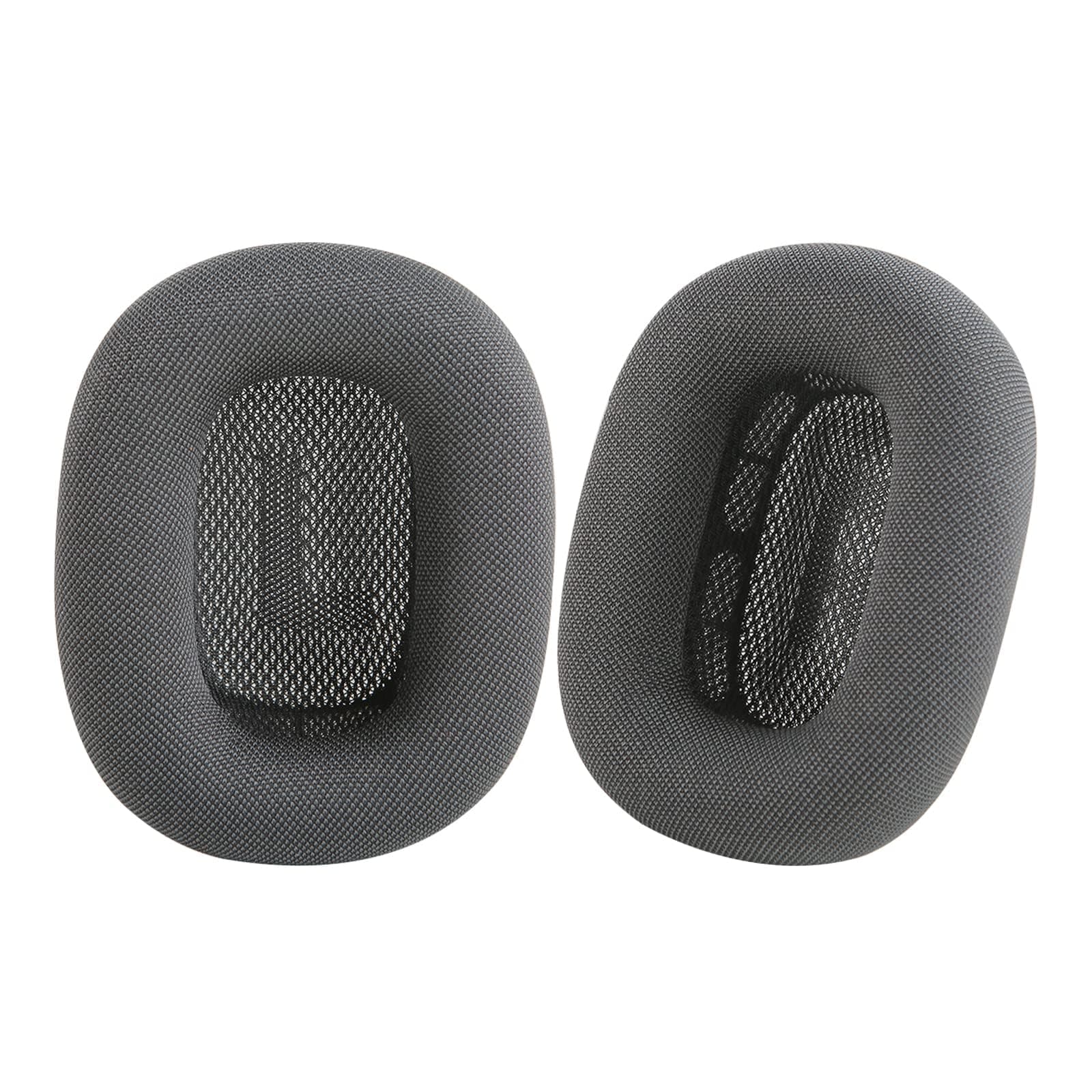 Replacement Ear Cushions for Apple AirPods Max Headphone, Knit-Mesh Canopy and Memory Foam Compatible for Alppe Airpods Max, Noise Cancellation Over-Ear Headphones (Black)