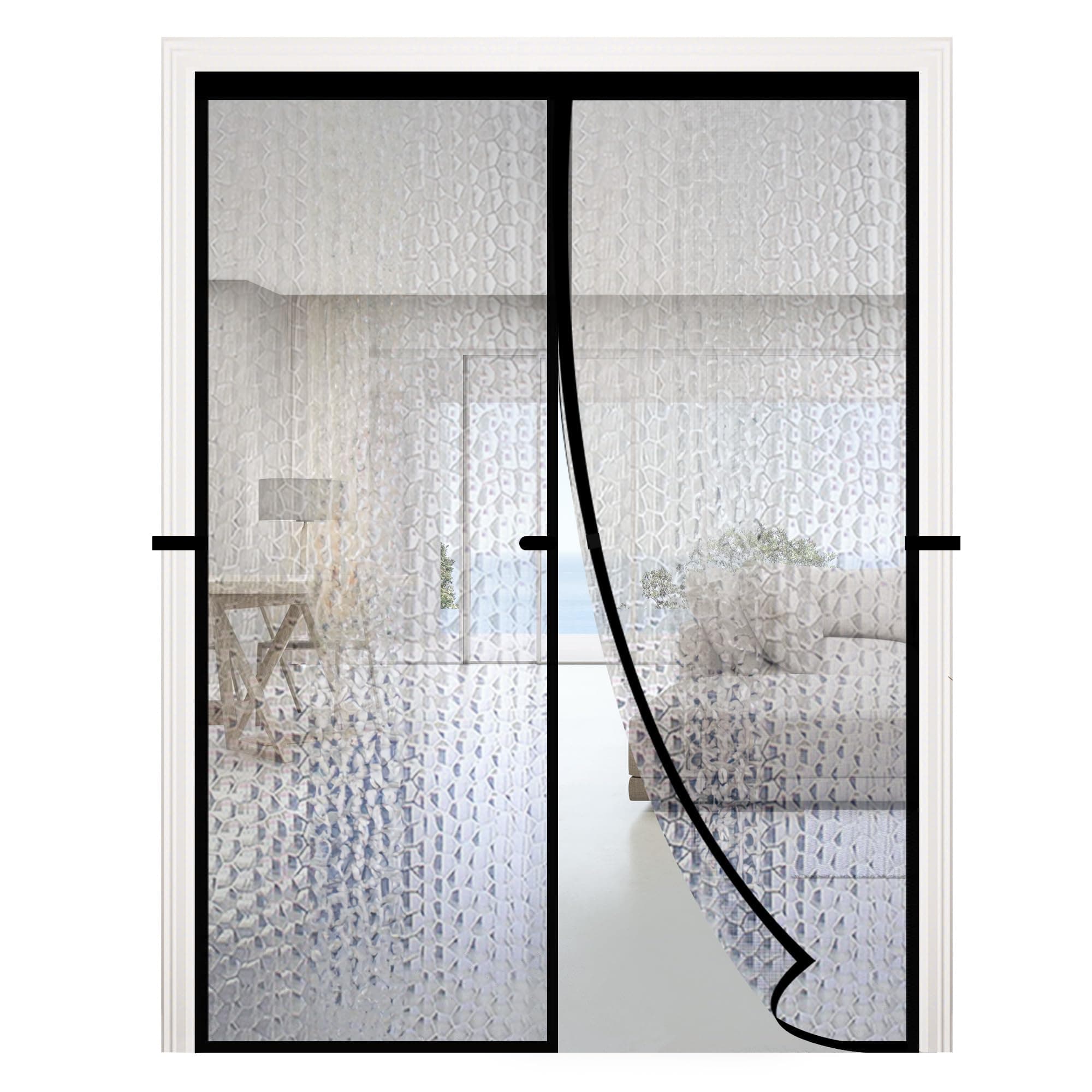 RELIANCER Magnetic Thermal Insulated Door Curtain,Waterproof EVA Door Cover,Fit Doors Size Up to 36"x80",Temperature Protection Insulated Doorway Curtain Partition,Patio Self-Closing Doors Net Screen