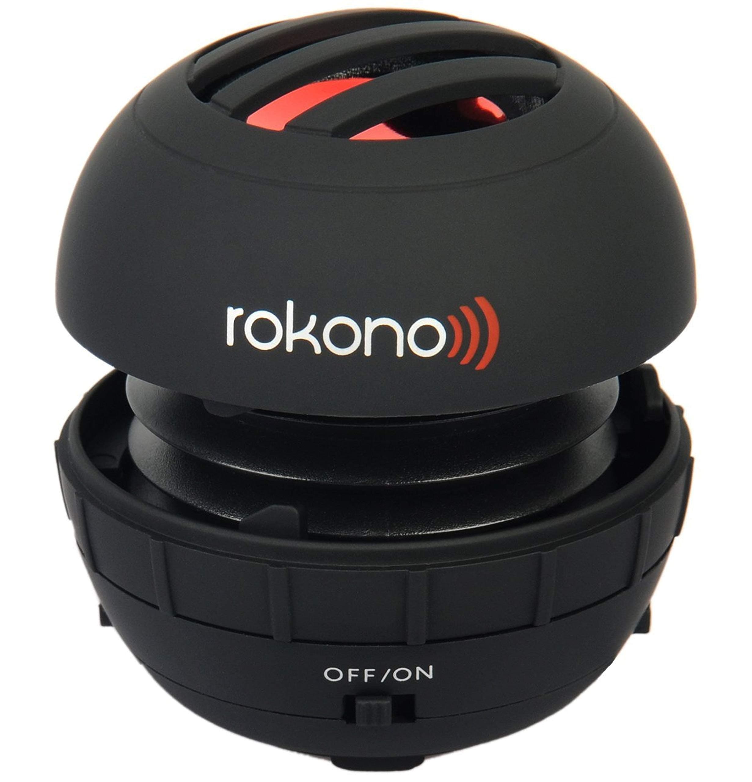 Rokono Bass+ Mini Speaker for iPhone/iPad/iPod / MP3 Player/Laptop - Black