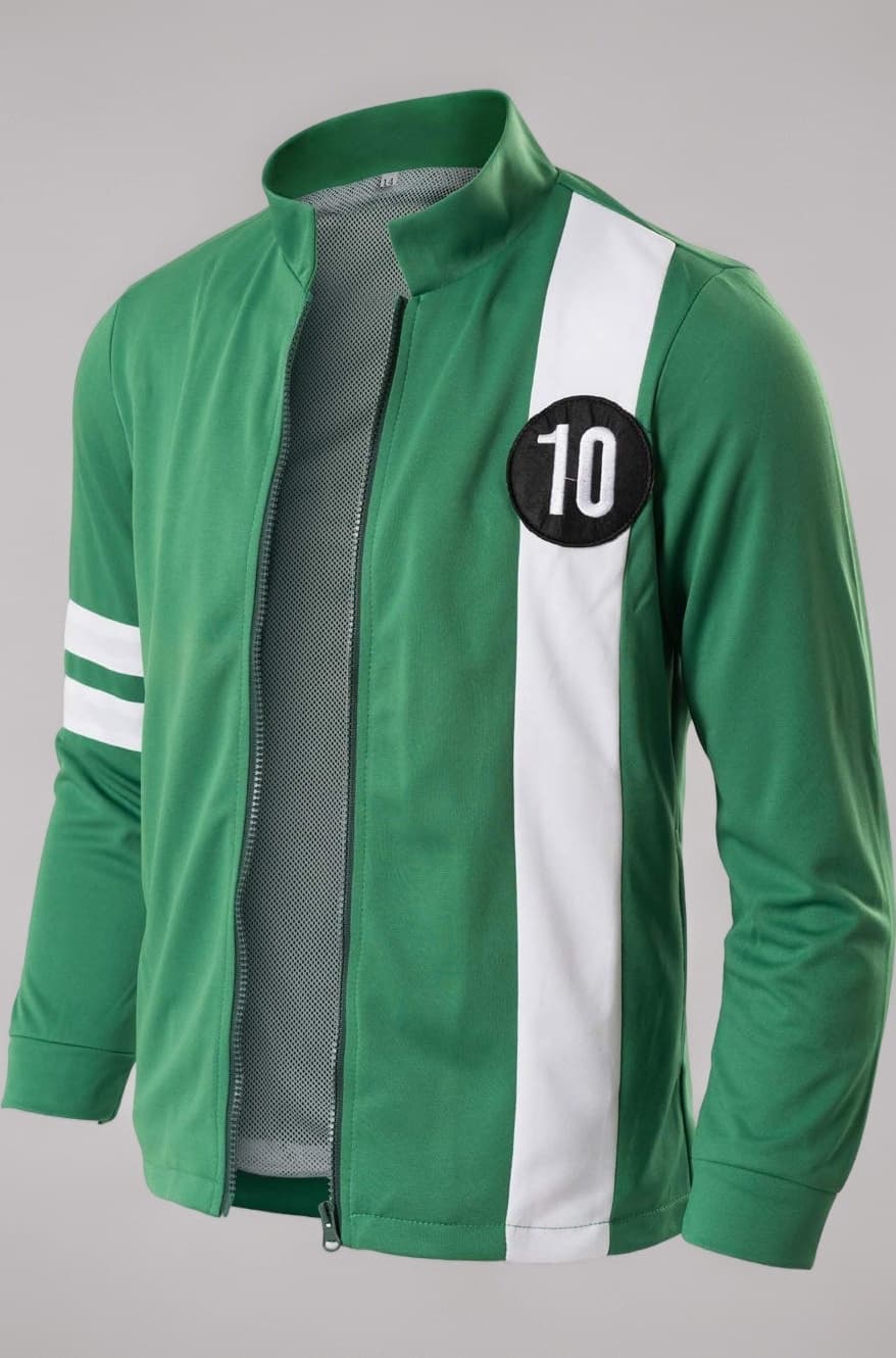 Kids Adult Tennyson Alien Swarm Ryan Kelly Green Synthetic Jacket T-Shirt