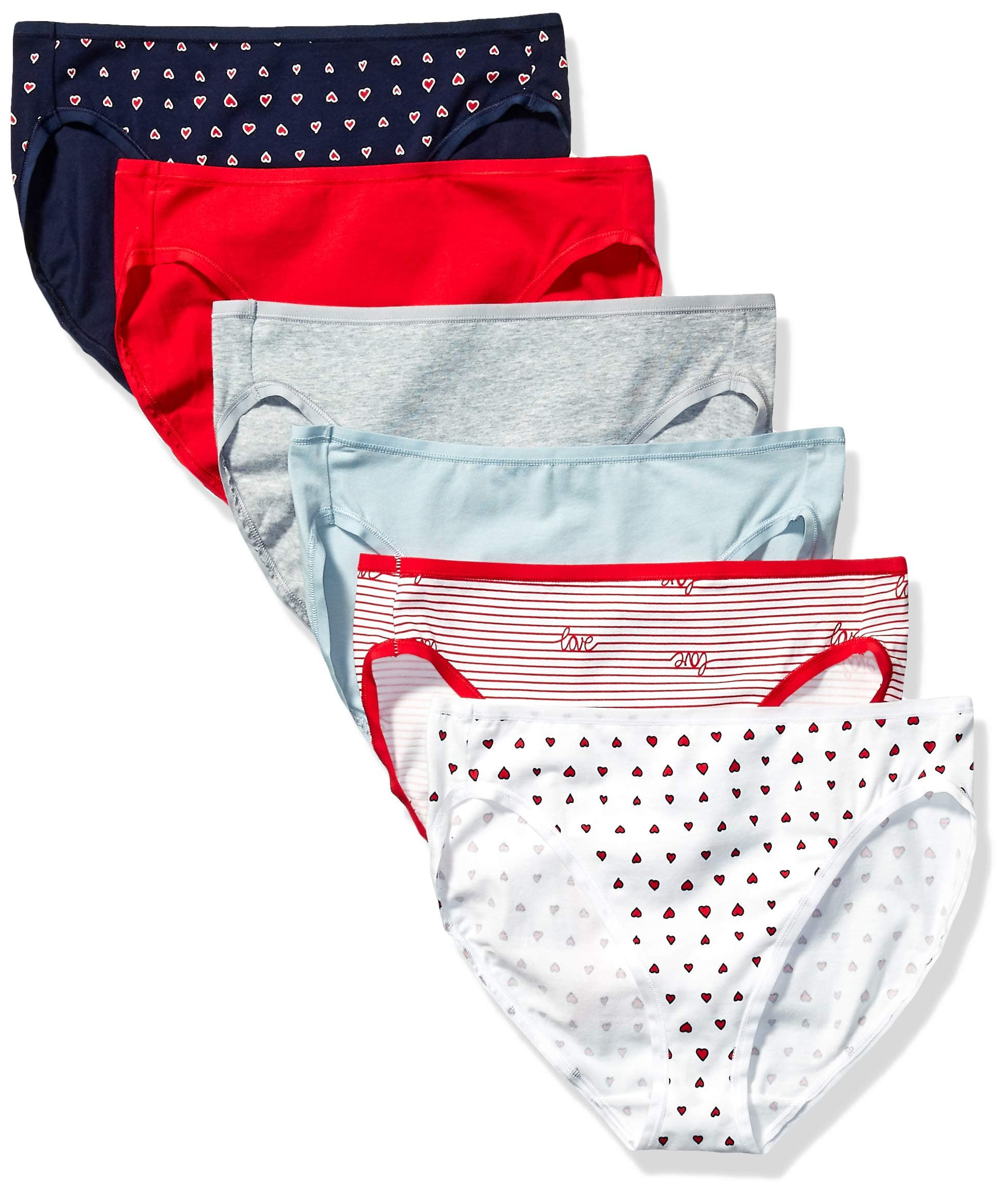 Womens Cotton High Leg Brief Underwear (Available in Plus Size), Breathable