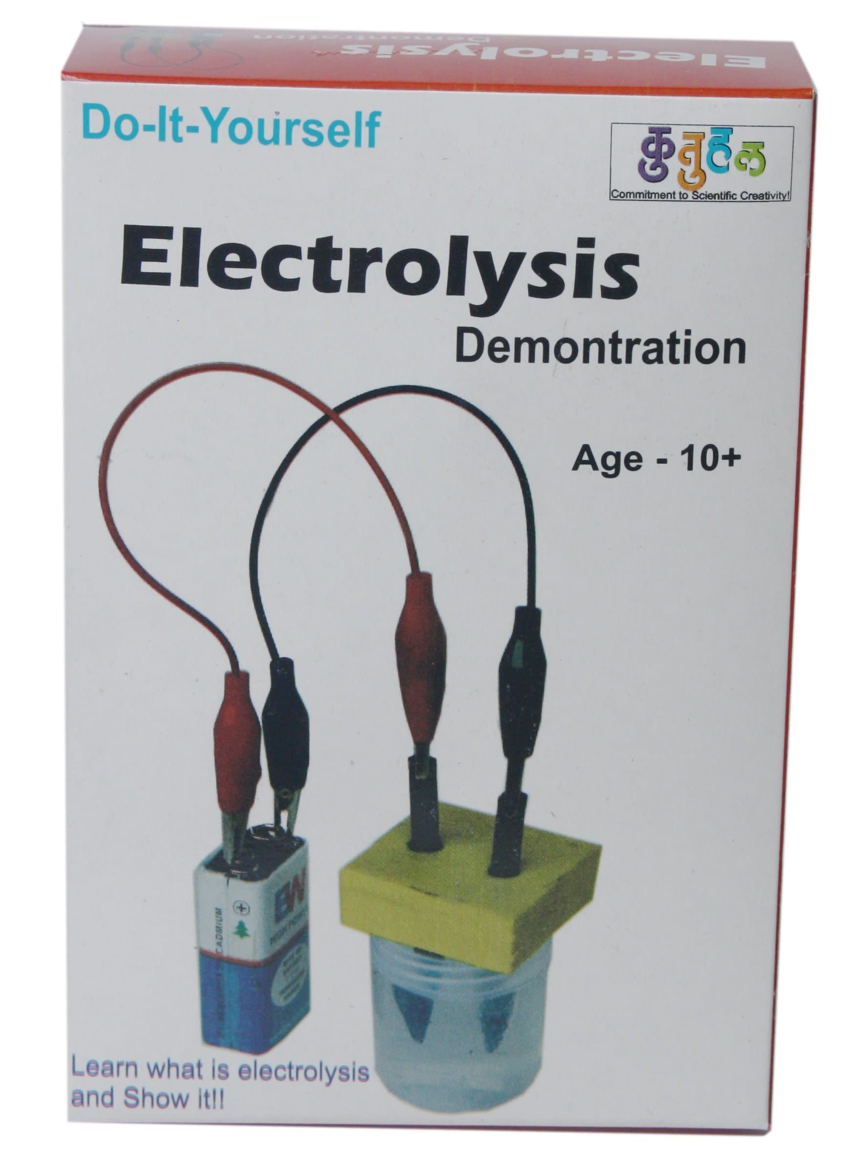 Kutuhal Electrolysis of Water Demonstration Kit. Do-It-Yourself Experiment Kit. Chemistry School Project