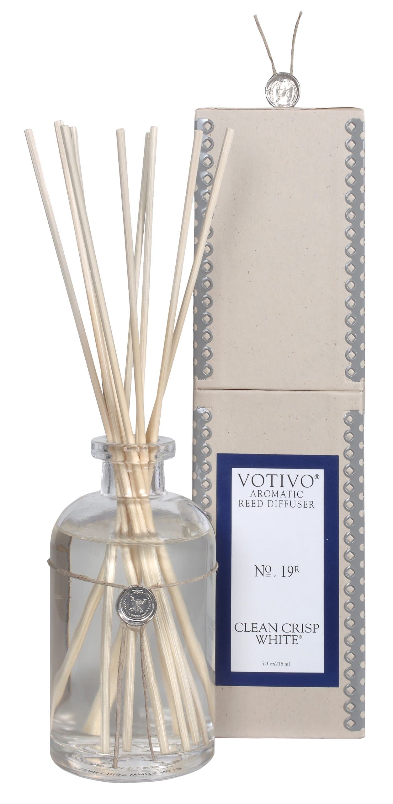Votivo Aromatic Reed Diffuser - Clean Crisp White 7.3oz.
