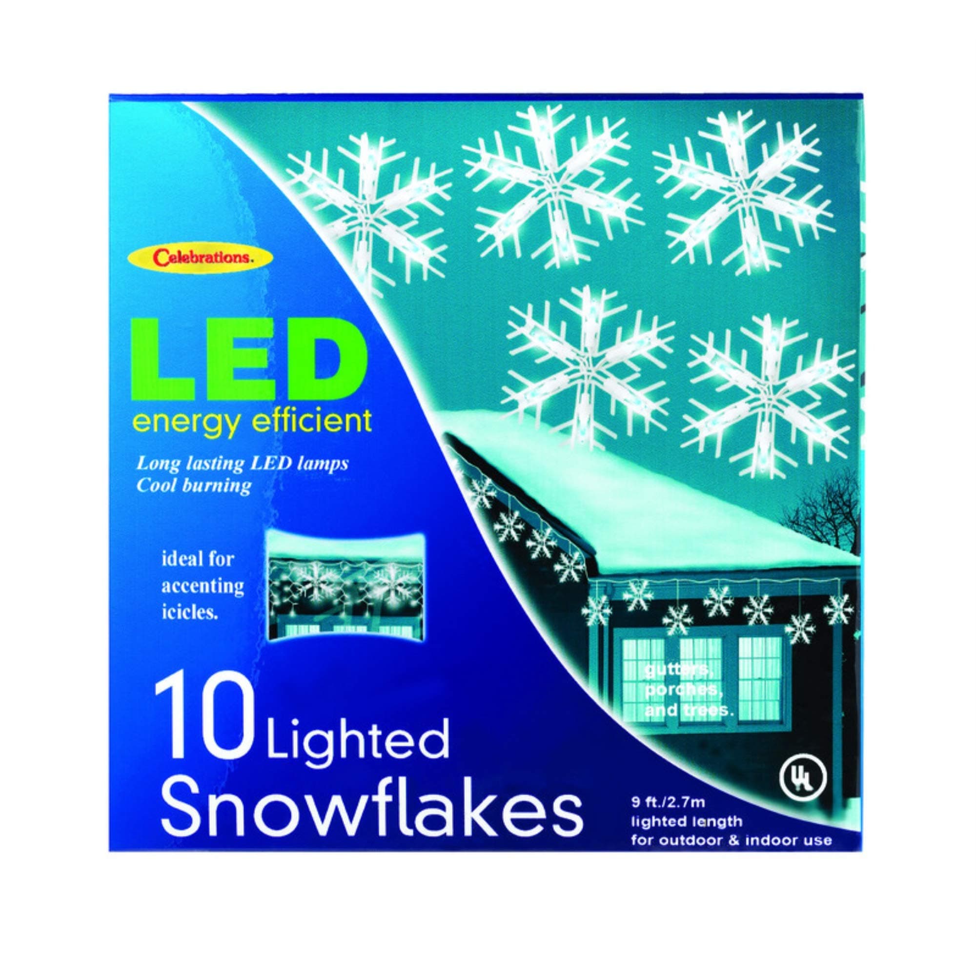 LED SNOWFLAKE10CT by CELEBRATIONS MfrPartNo 264G49A1