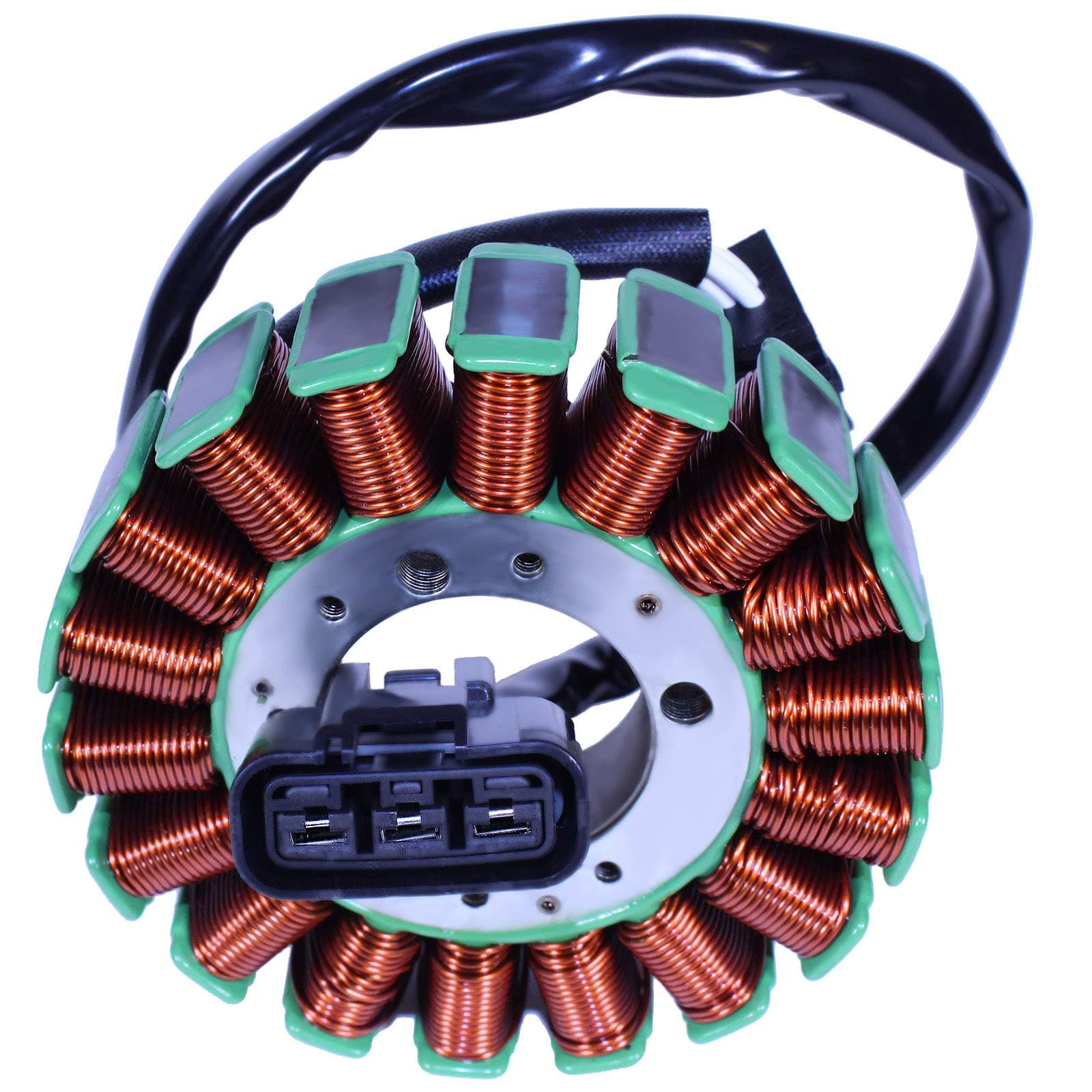 GLENPARTS 12V 3 Pins Stator for Yamaha R1 YZFR1 YZF-R1 2002 2003 Generator Magneto 3 Wires
