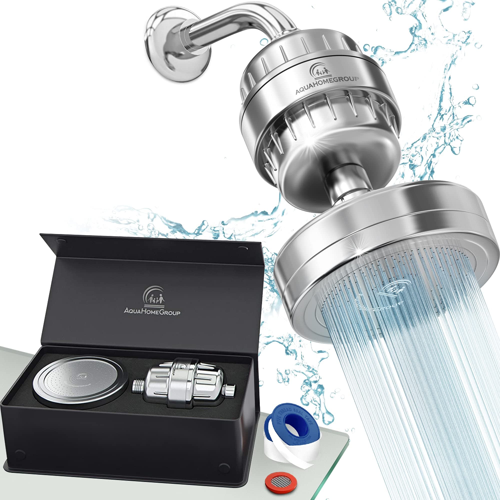 Luxury Filtered Shower Head Set 20+3 Stage Shower Filter