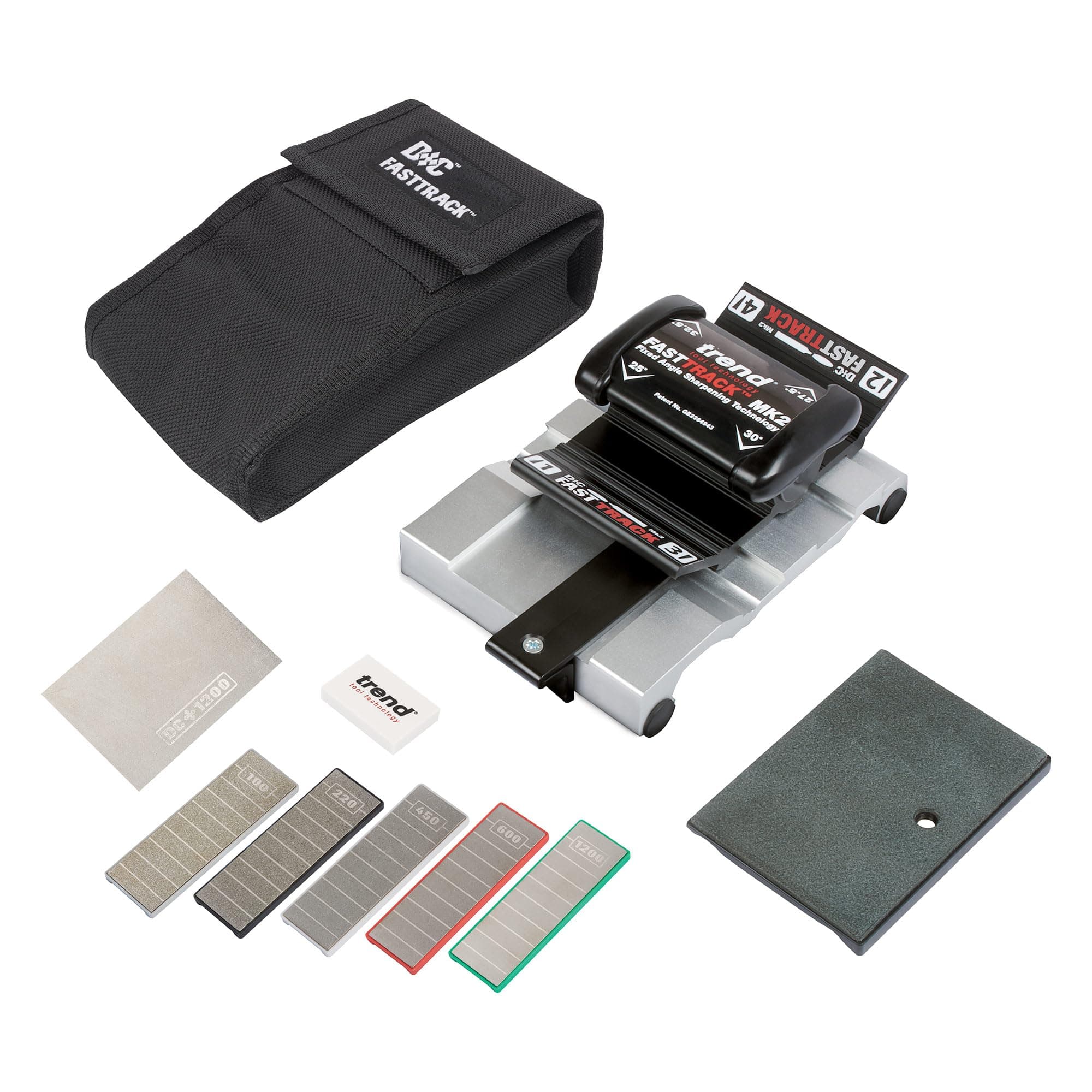 FastTrack MK2 Sharpener Kit, Consistent Edges for Chisels & Plane Irons, FTS/KIT/MK2B