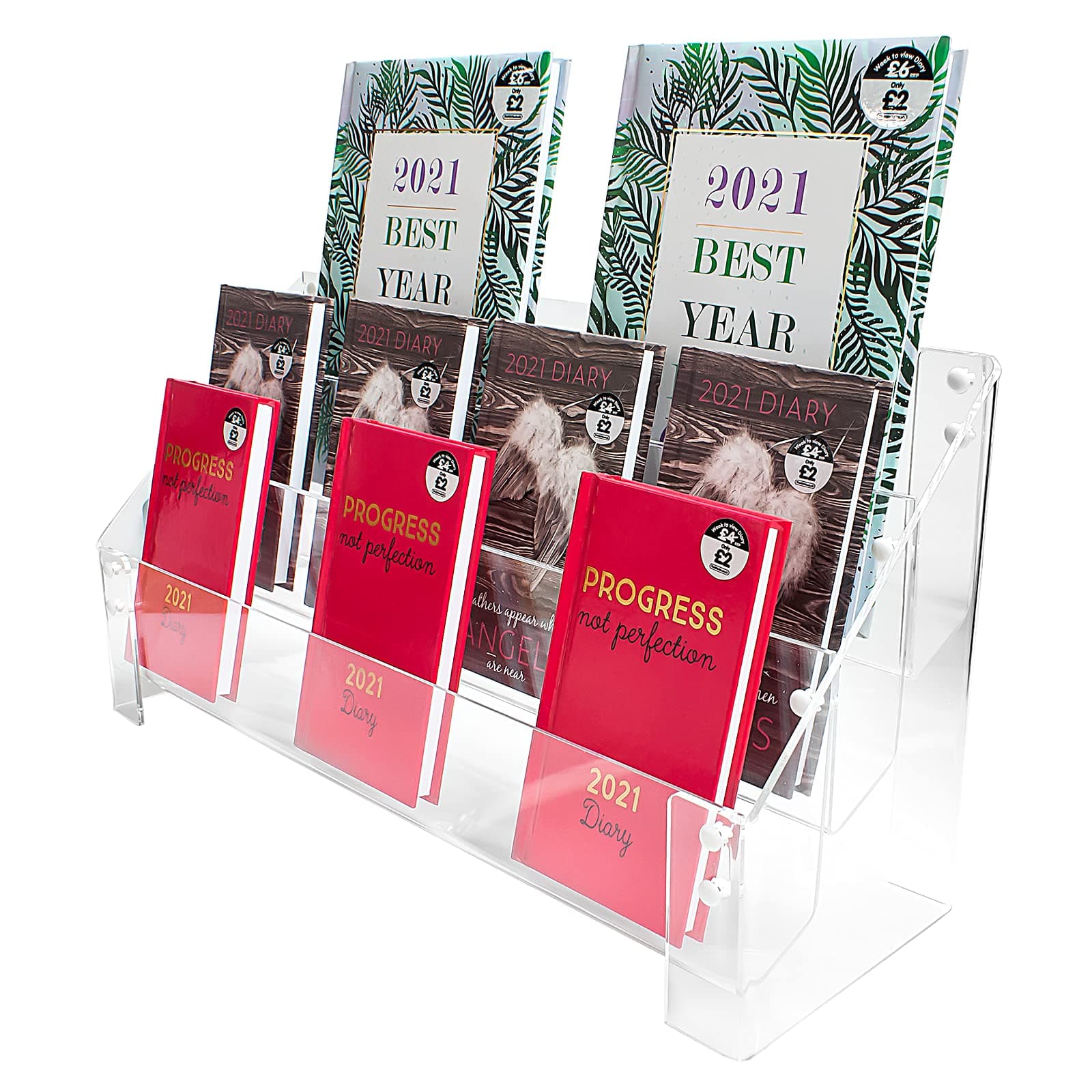 Display StandsGreeting Card Rack - Universal Fit - 3 Tiers 420mm WidE (DSL+) (420mm)