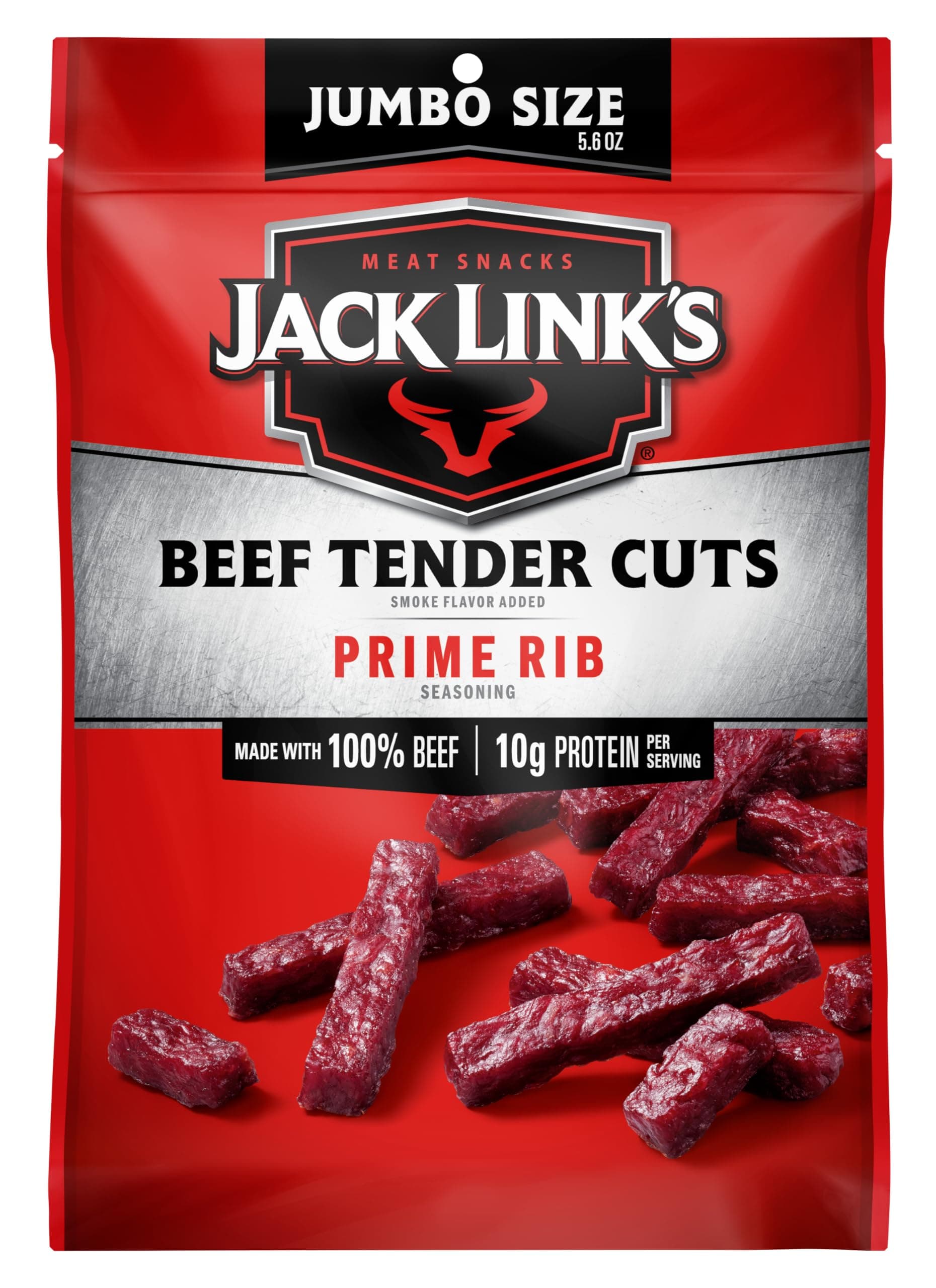 Jack Link's Tender Cuts Bag,Prime Rib Beef,5.6 Ounce