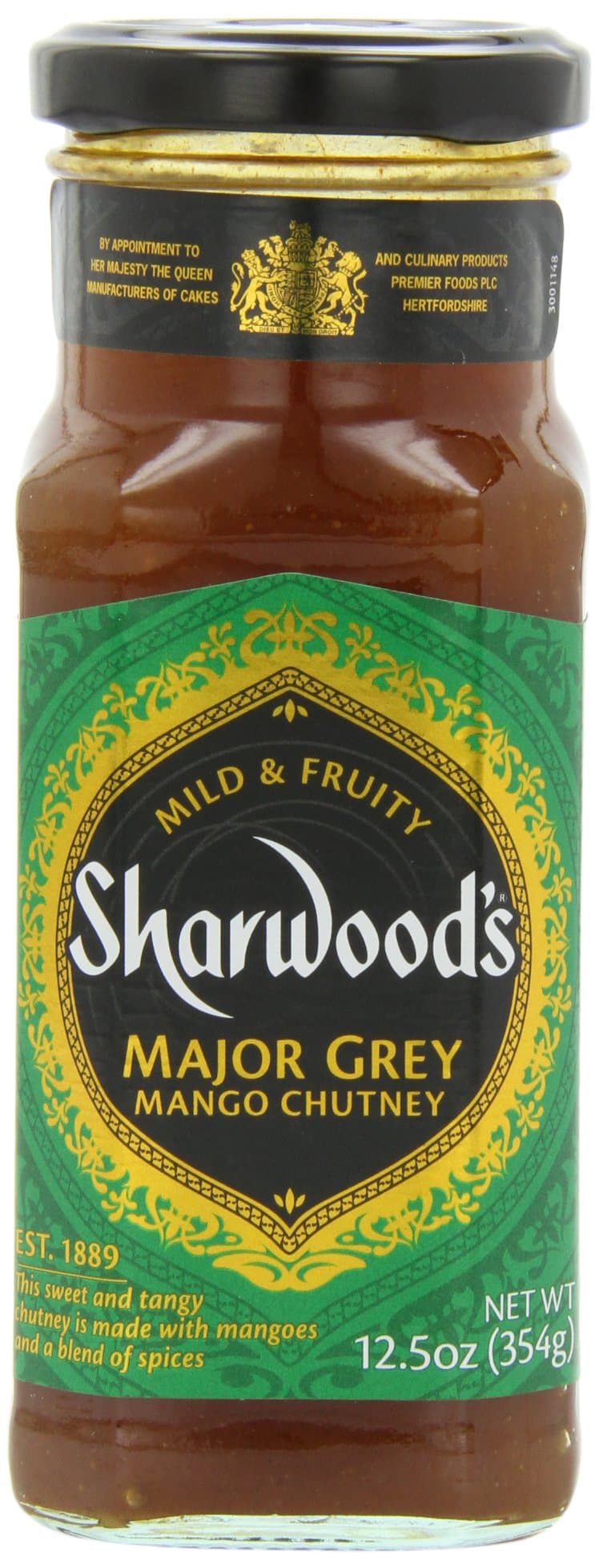 Chutney, Ff, Major Grey, 12.50-Ounce (Pack of 3)
